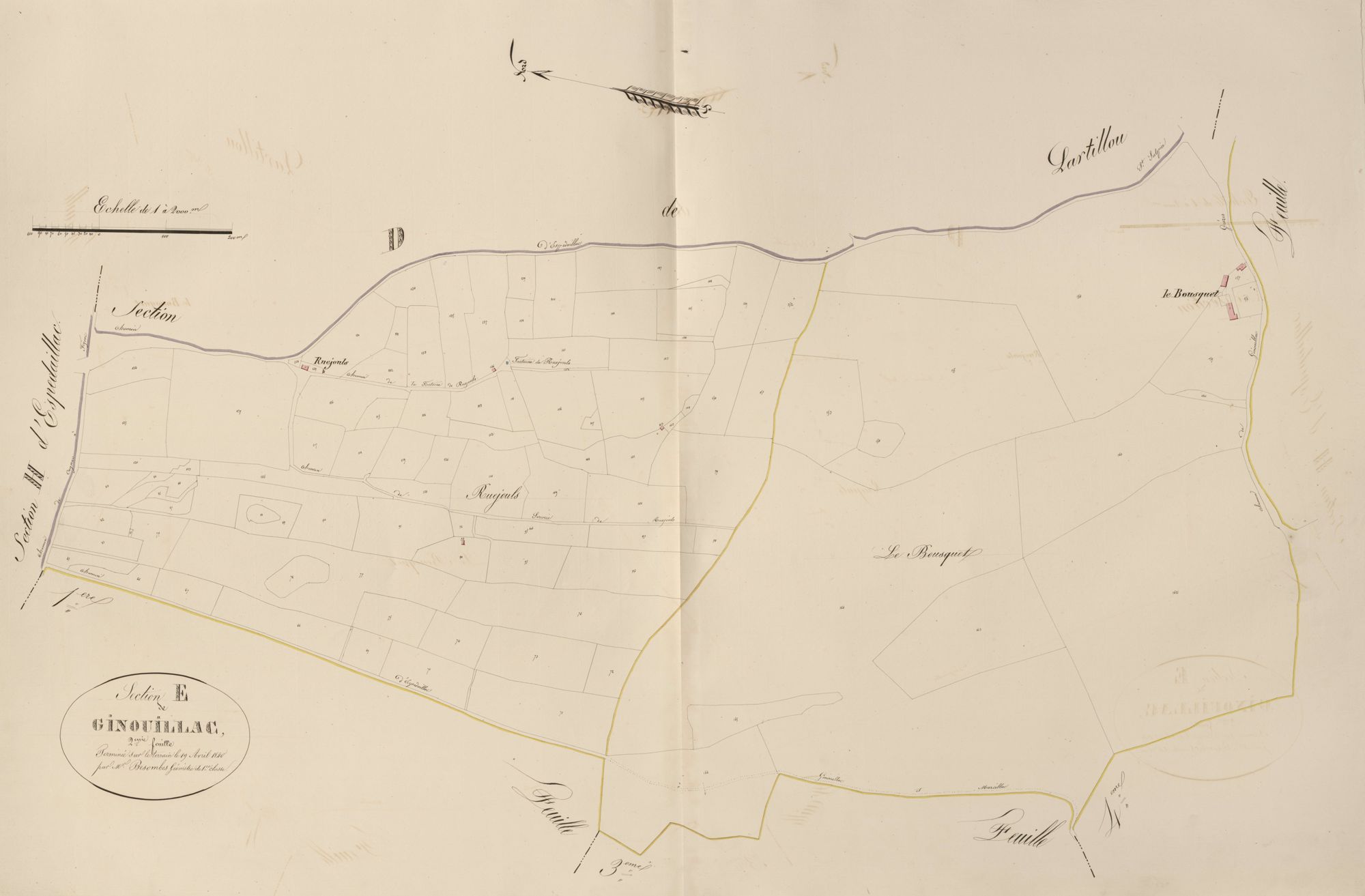 section E de Ginouillac, 2ème feuille