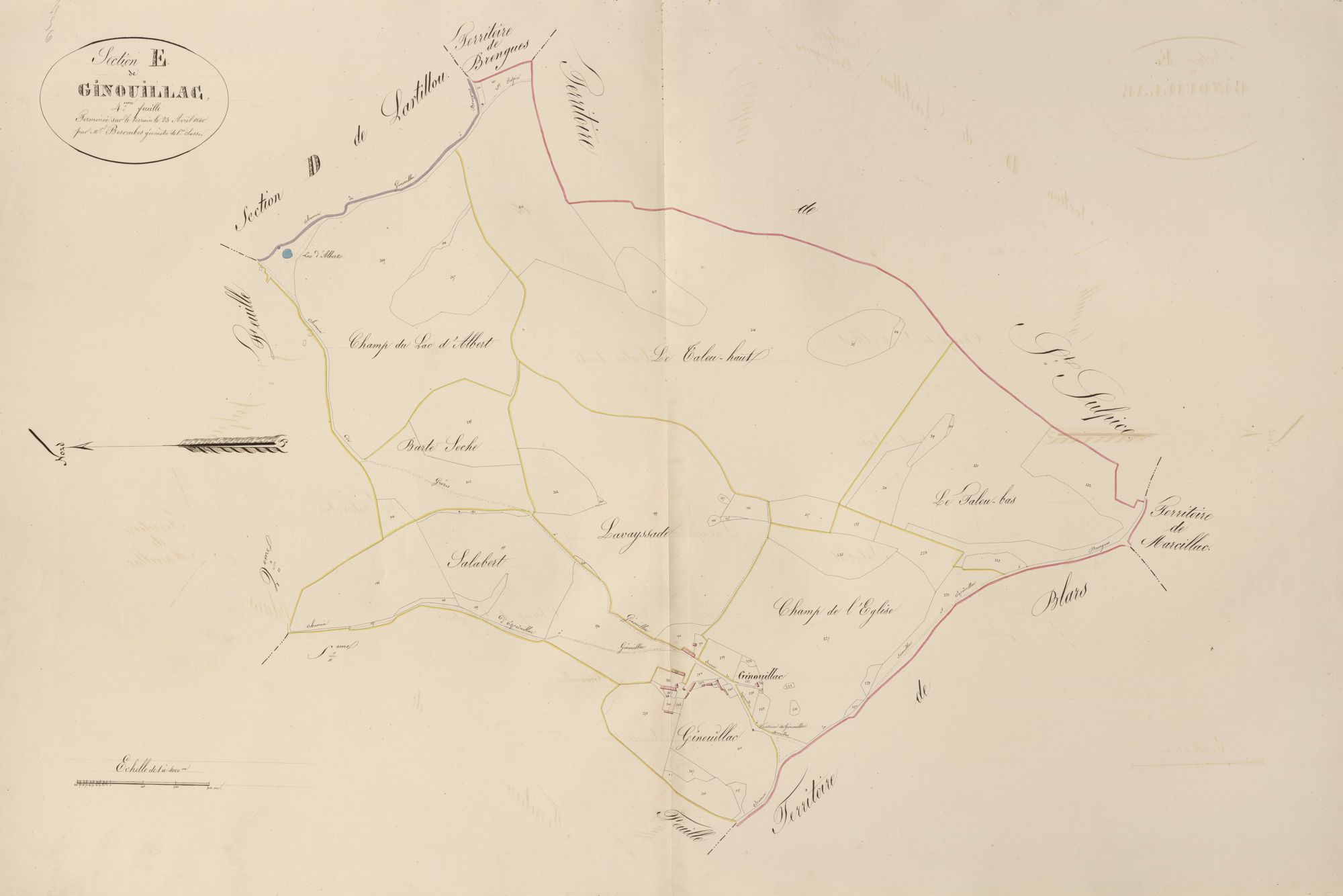 section E de Ginouillac, 4ème feuille