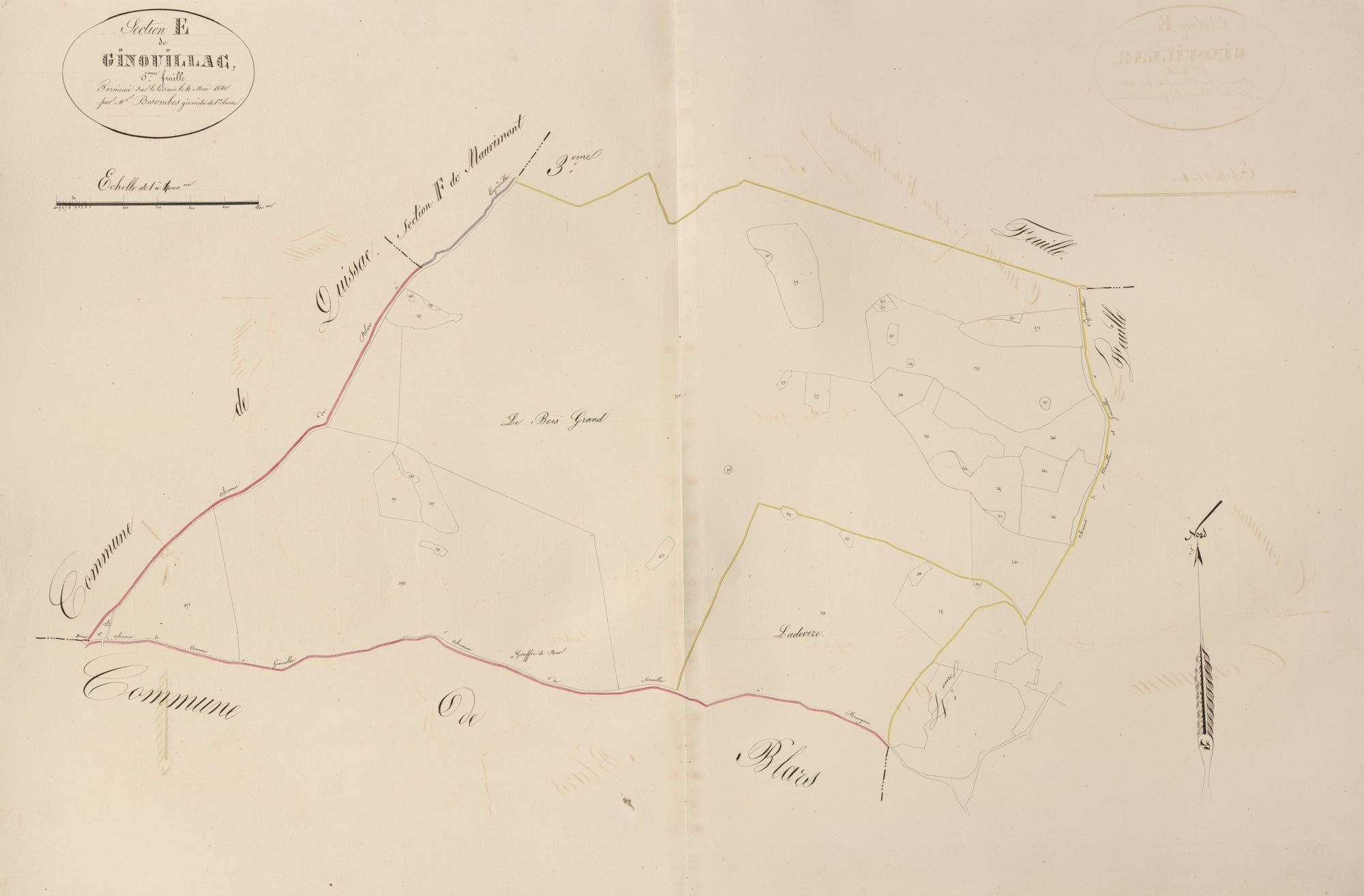 section E de Ginouillac, 5ème feuille