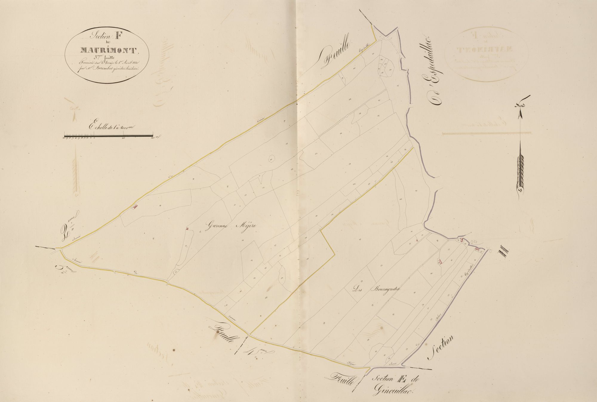 section F de Maurimont, 3ème feuille