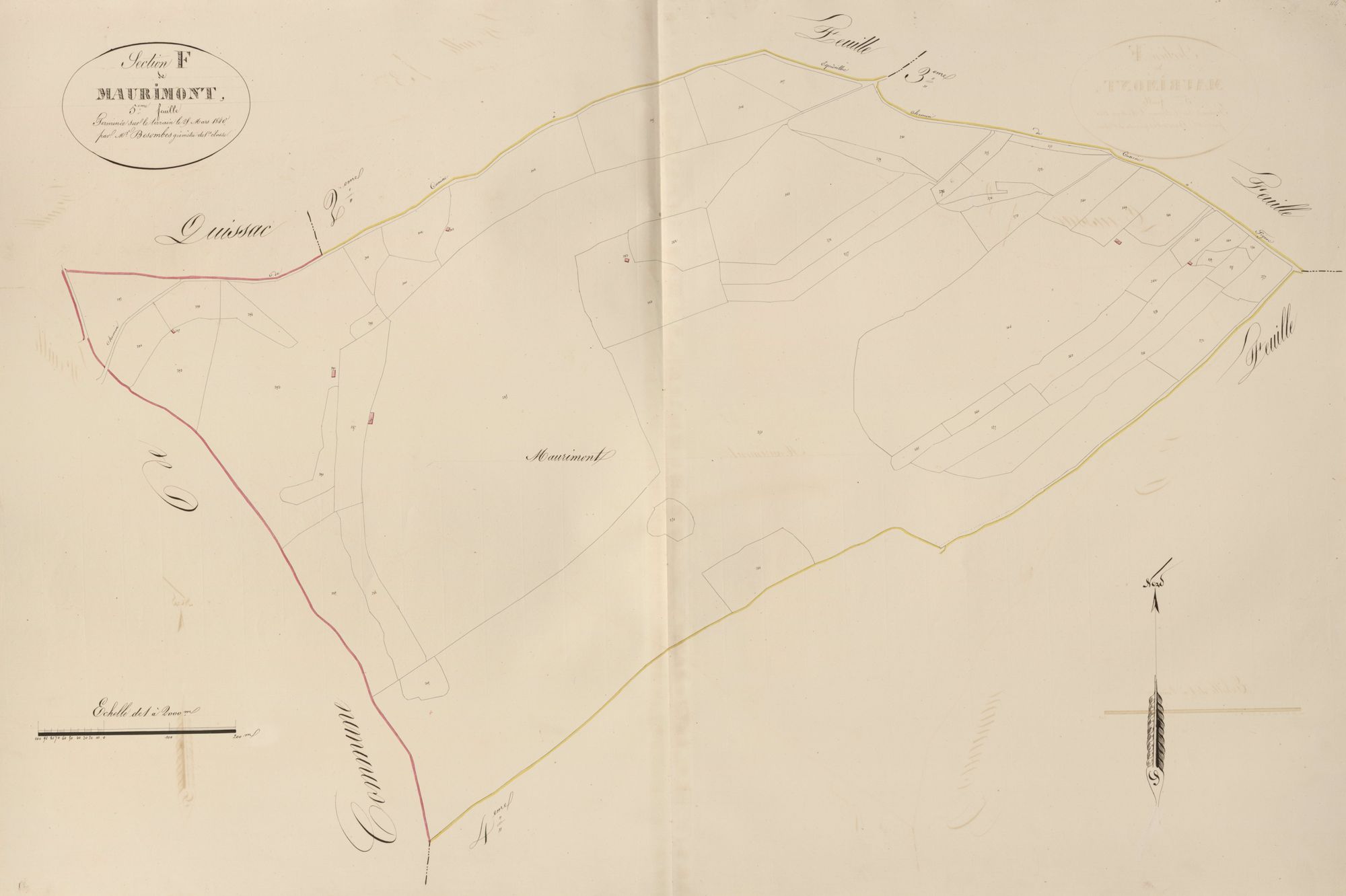 section F de Maurimont, 5ème feuille