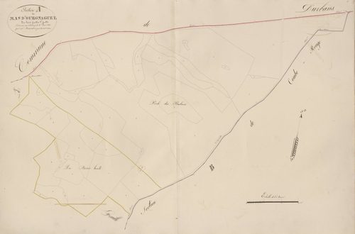 section A du Mas d'Ourgnaguel, 1ère feuille