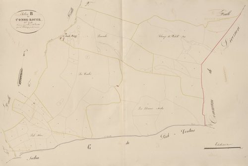 section B de Combe Rouge, 3ème feuille
