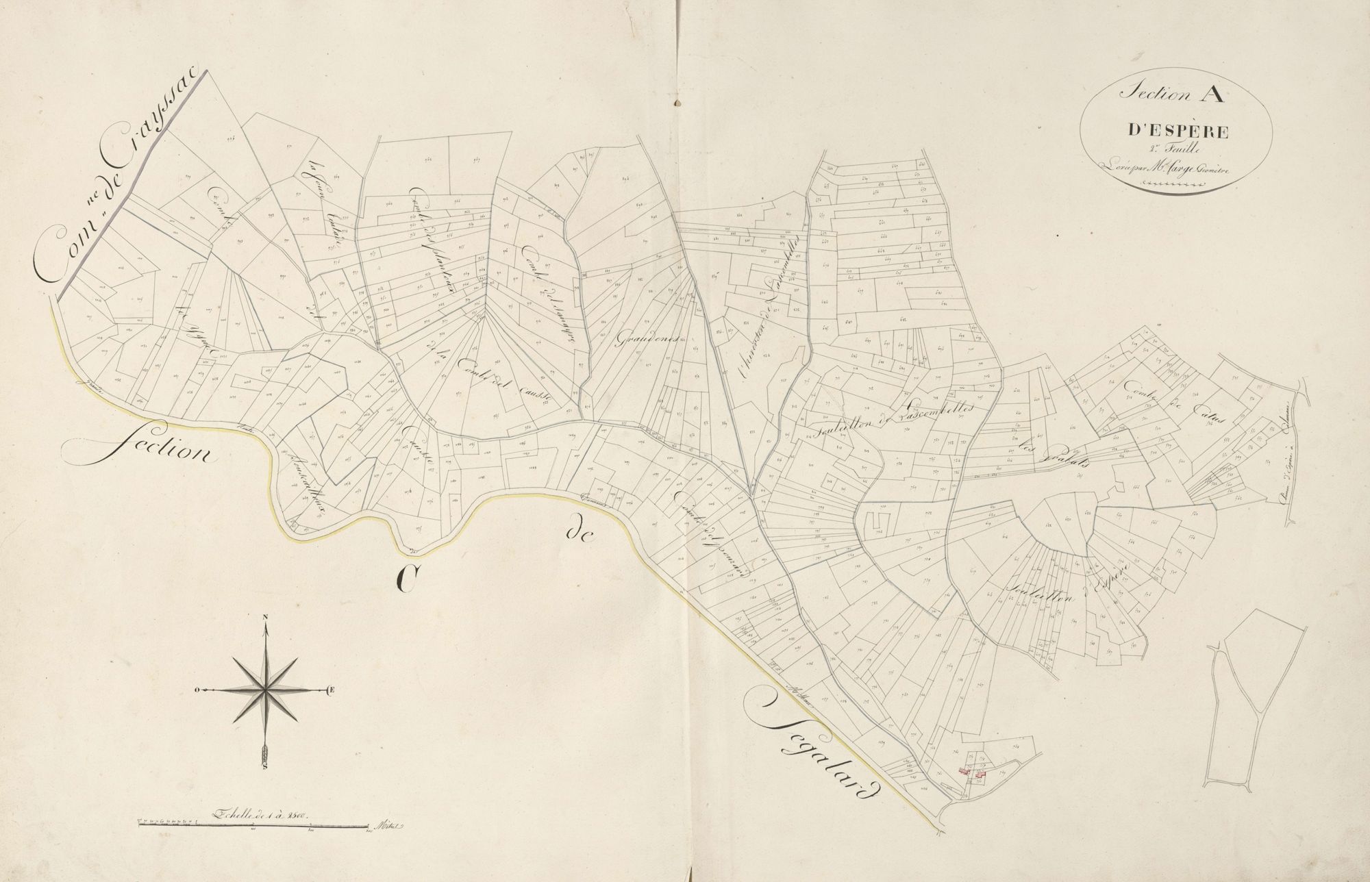 section A d'Espère, 2ème feuille