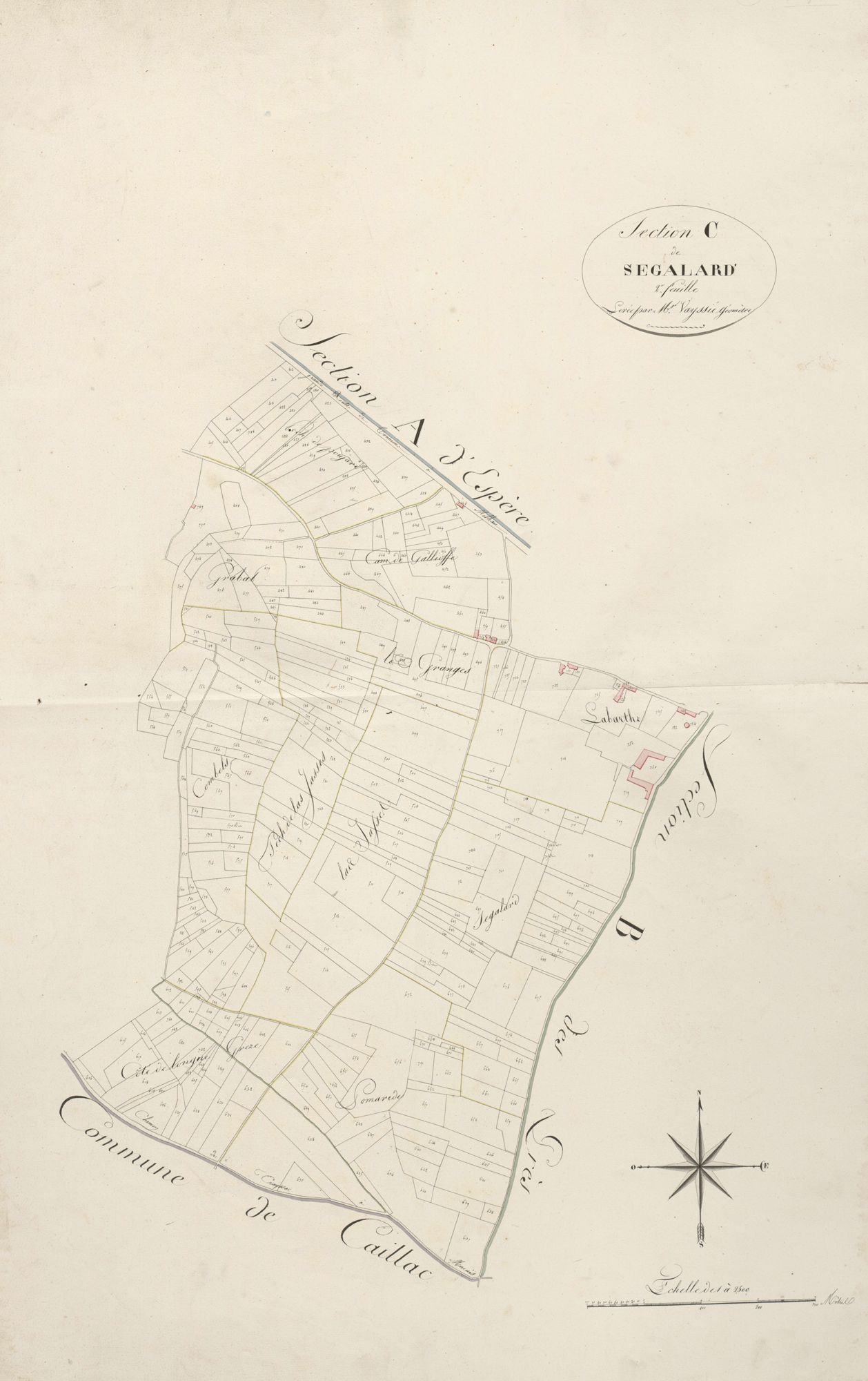 section C de Segalard, 2ème feuille