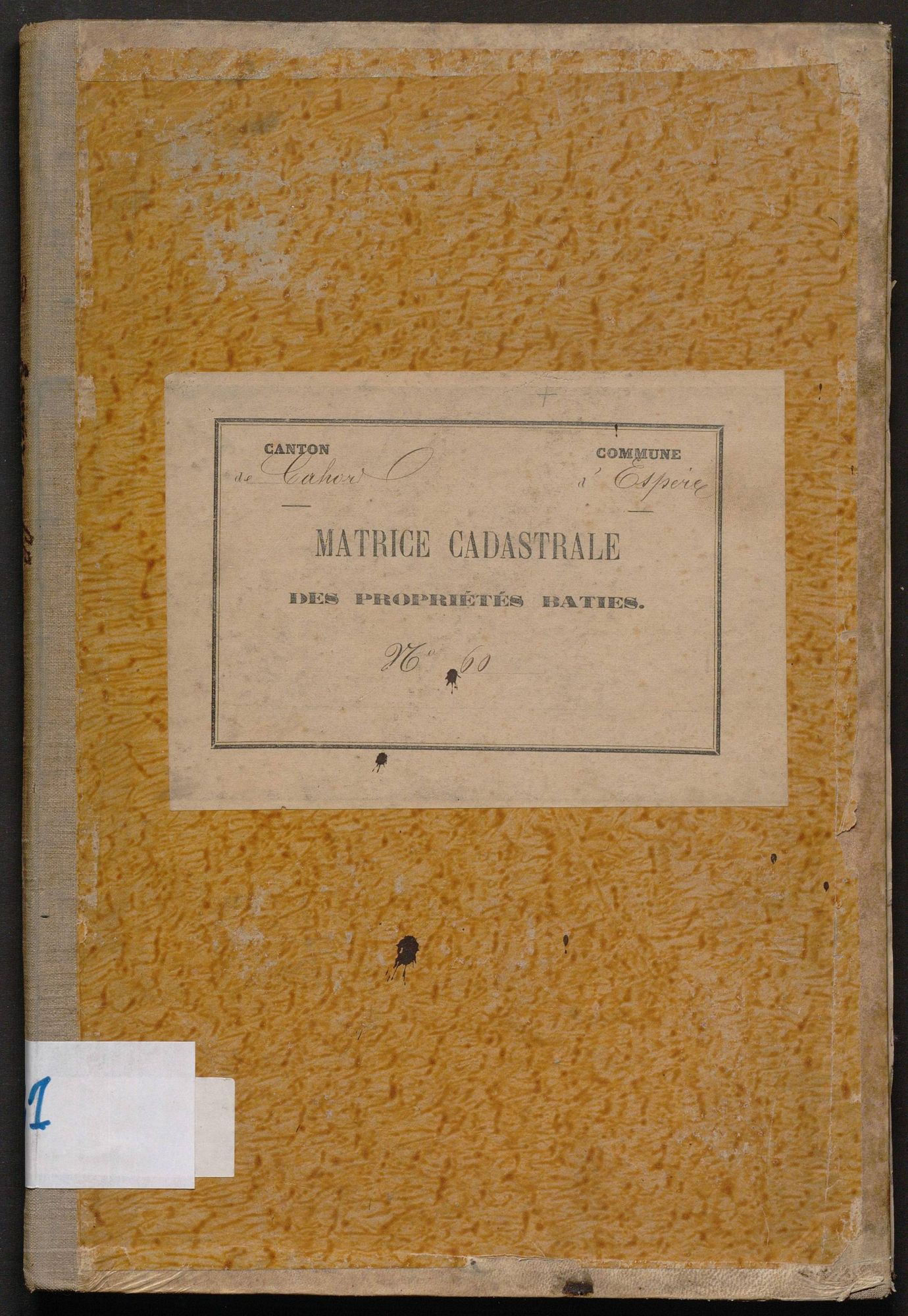 Cases 1-136. Augmentations et diminutions (1881-1891)