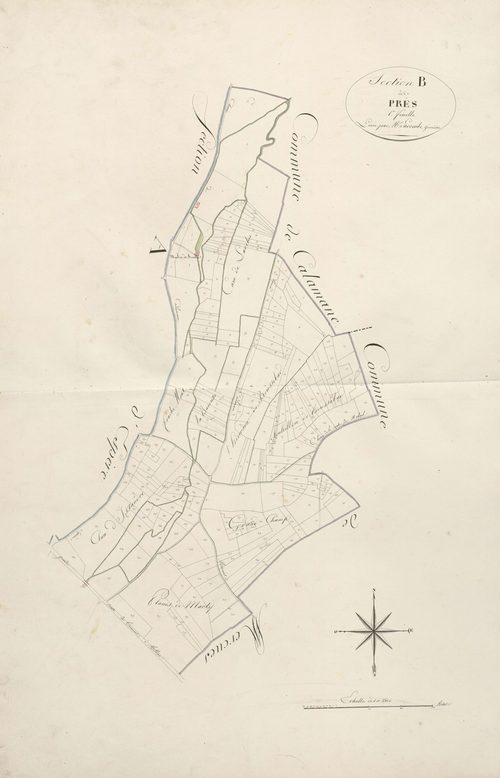 section B des Prés, 1ère feuille