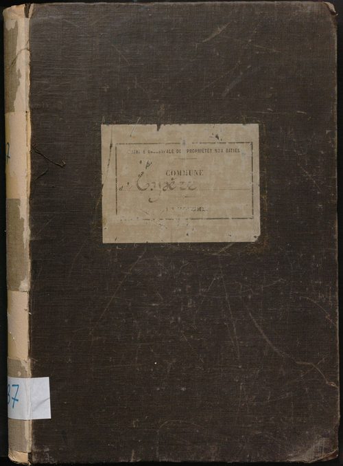 Folios 1-492. Augmentations et diminutions (1913-1932)