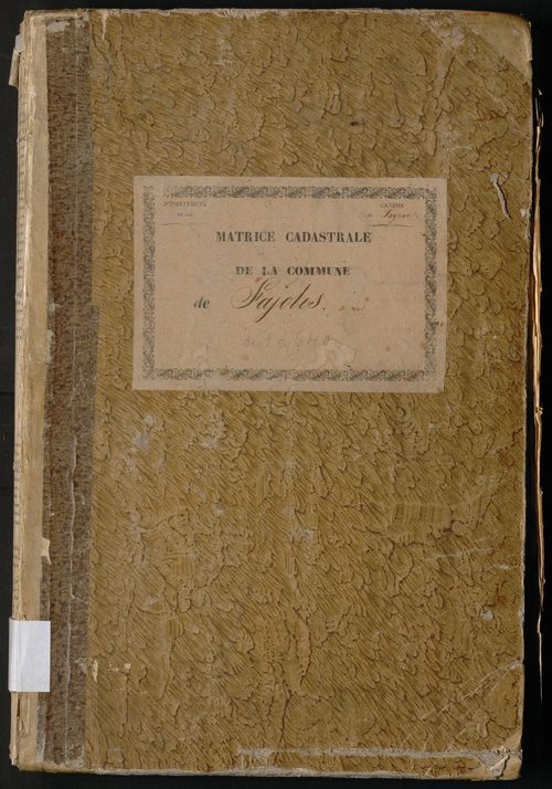 Folios 1-640. Augmentations et diminutions (1842-1914)