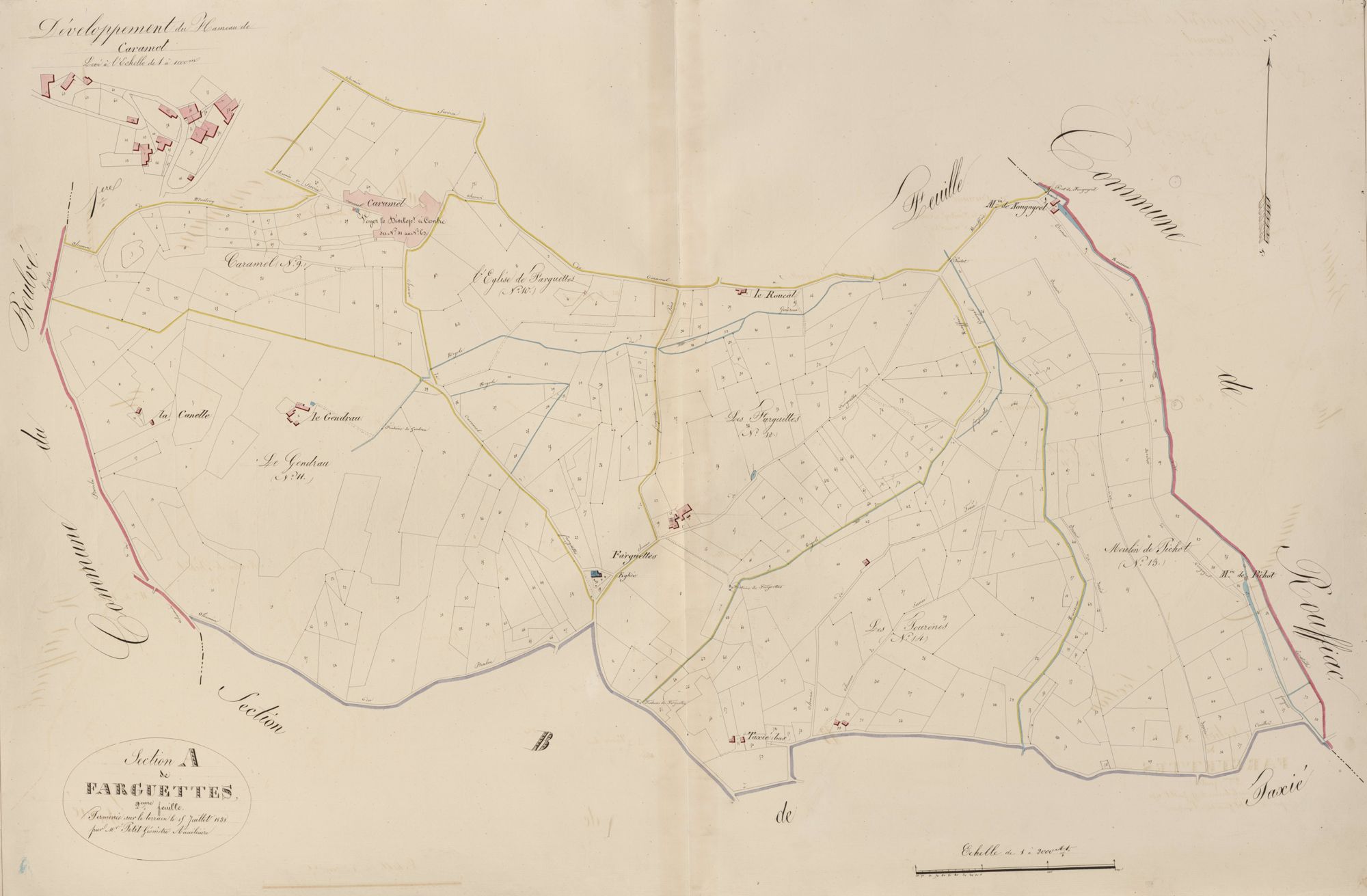 section A de Farguettes, 2ème feuille
