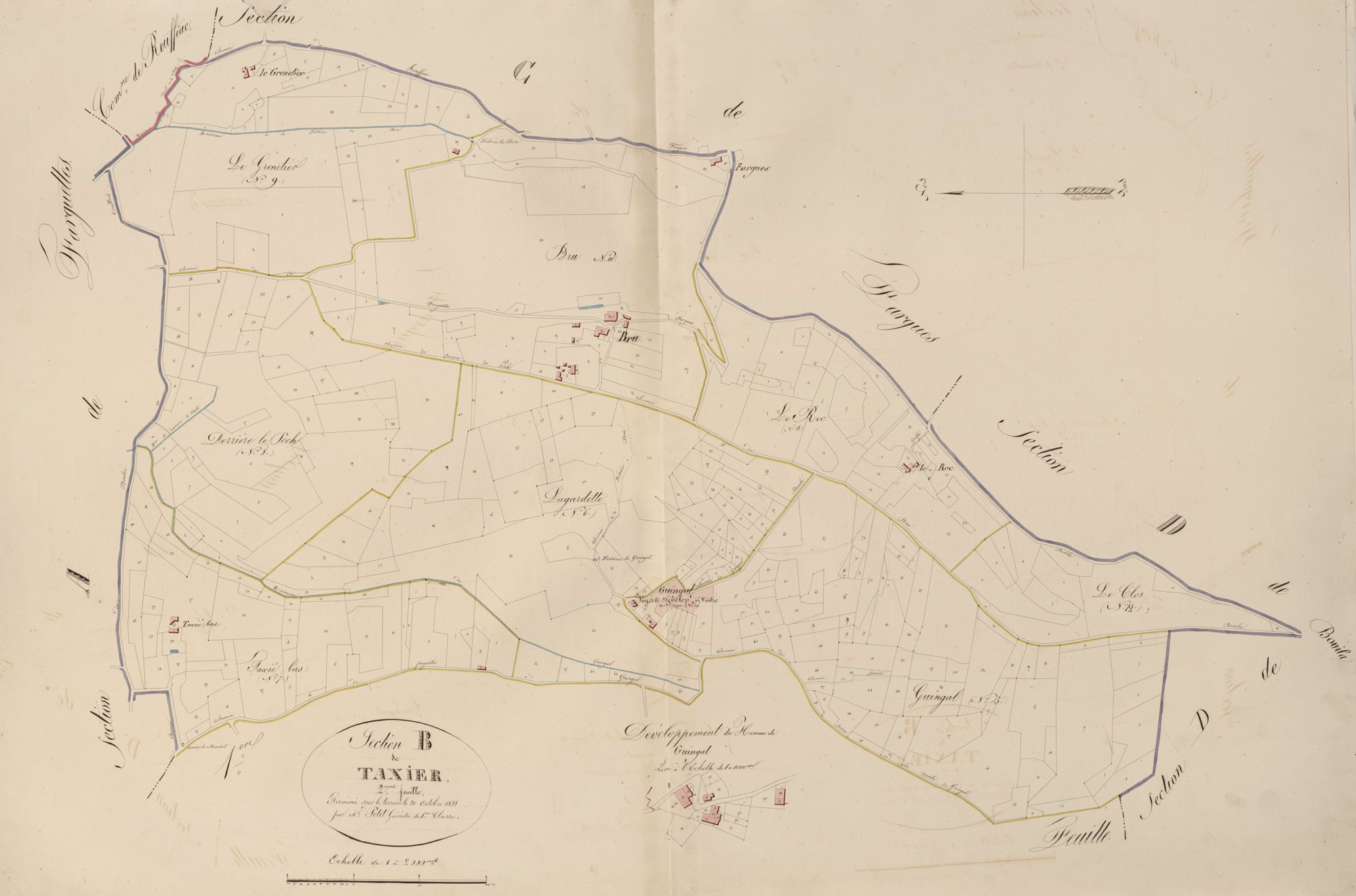 section B de Taxier, 2ème feuille