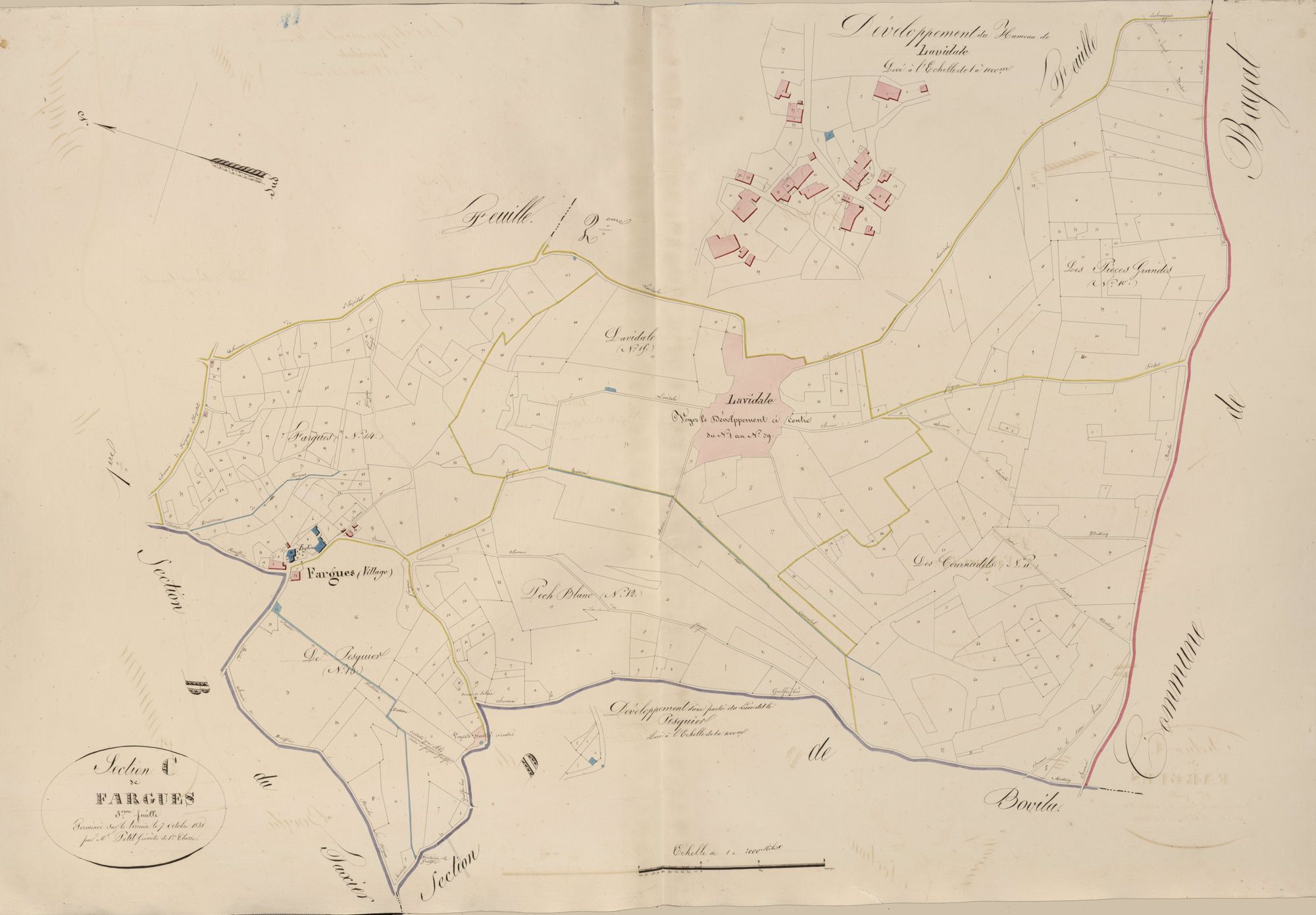 section C de Fargues, 3ème feuille