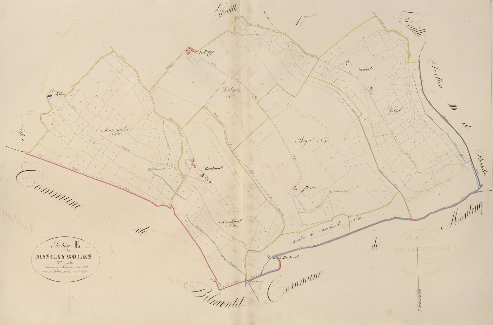 section E de Mascayroles, 2ème feuille