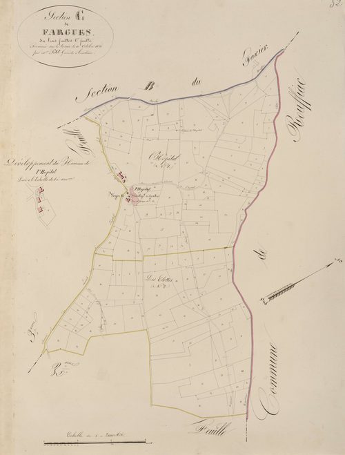 section C de Fargues, 1ère feuille