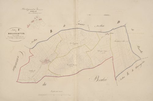 section F de Bellecoste, 1ère feuille