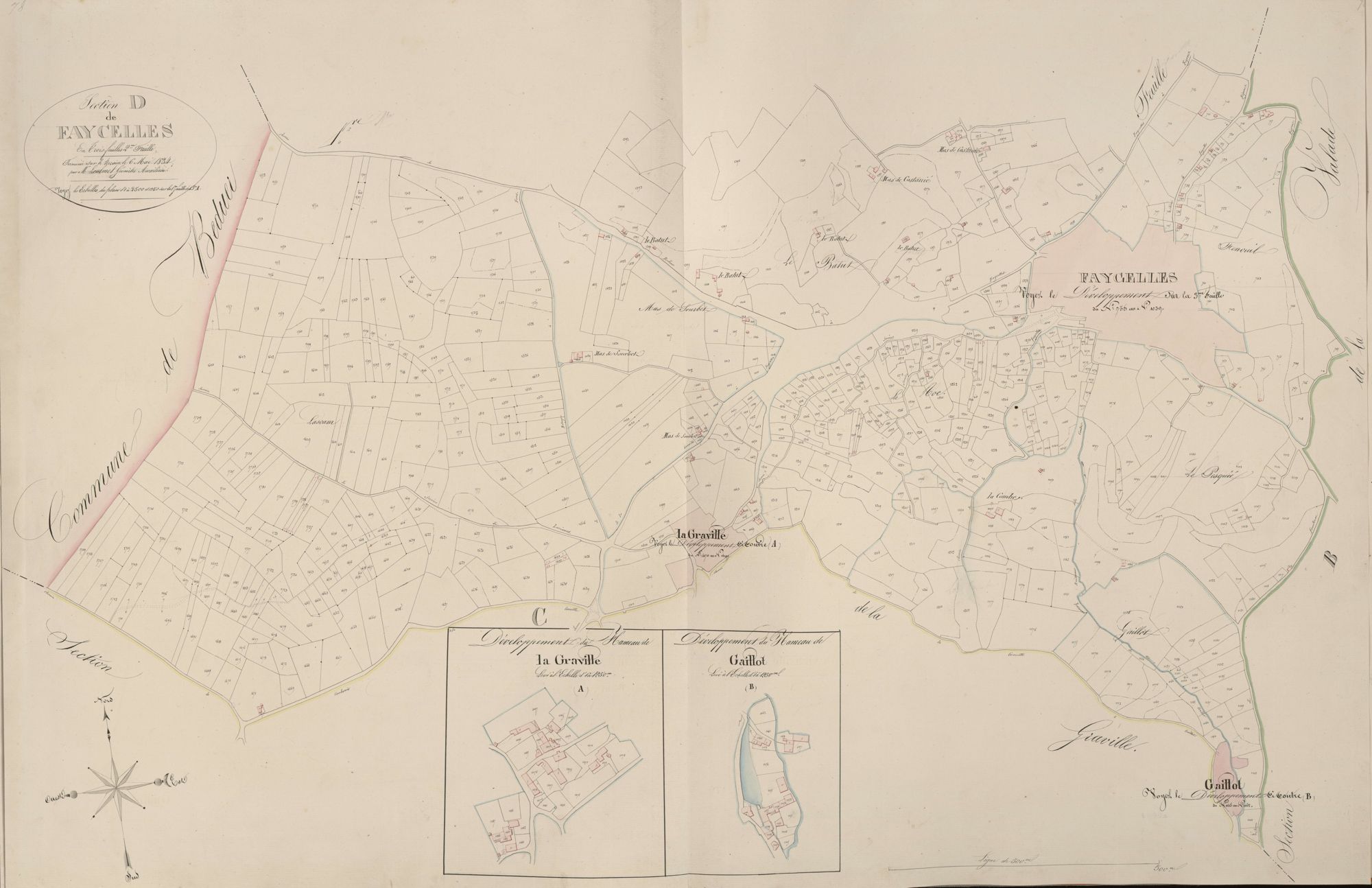 section D de Faycelles, 2ème feuille