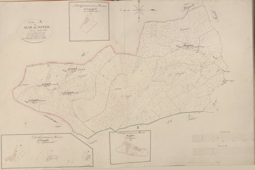 section A du Mas du Noyer, 1ère feuille
