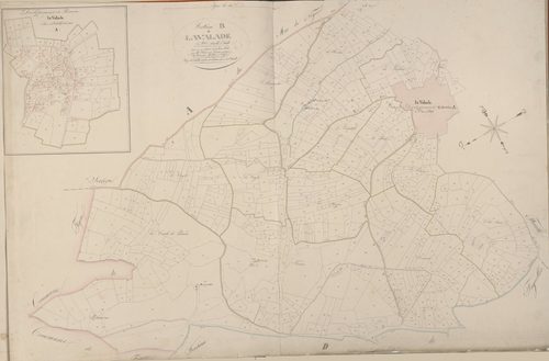 section B de Lavalade, 1ère feuille