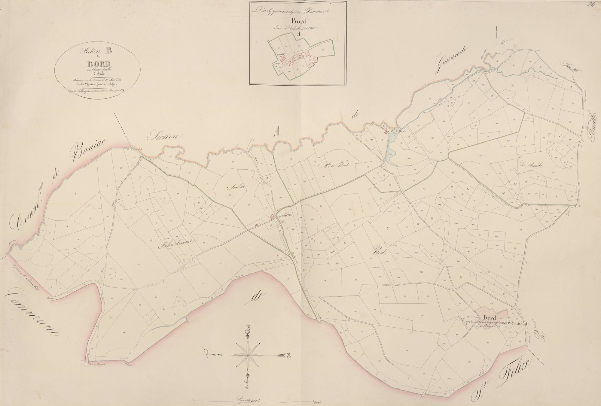 section B de Bord, 1ère feuille