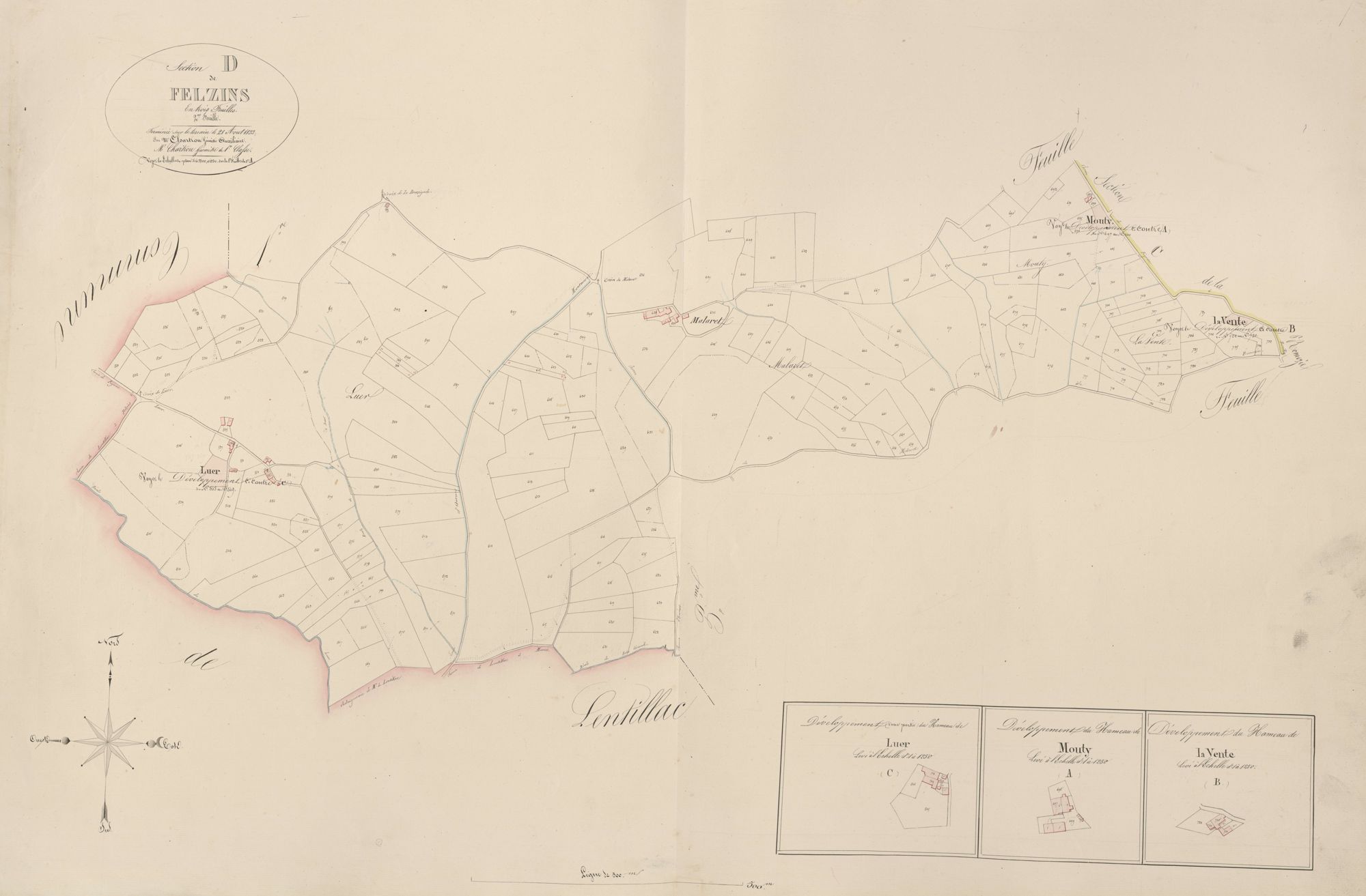 section D de Felzins, 2ème feuille