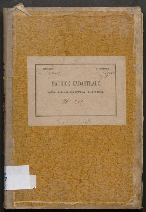 Cases 1-233. Augmentations et diminutions  (1880-1891)