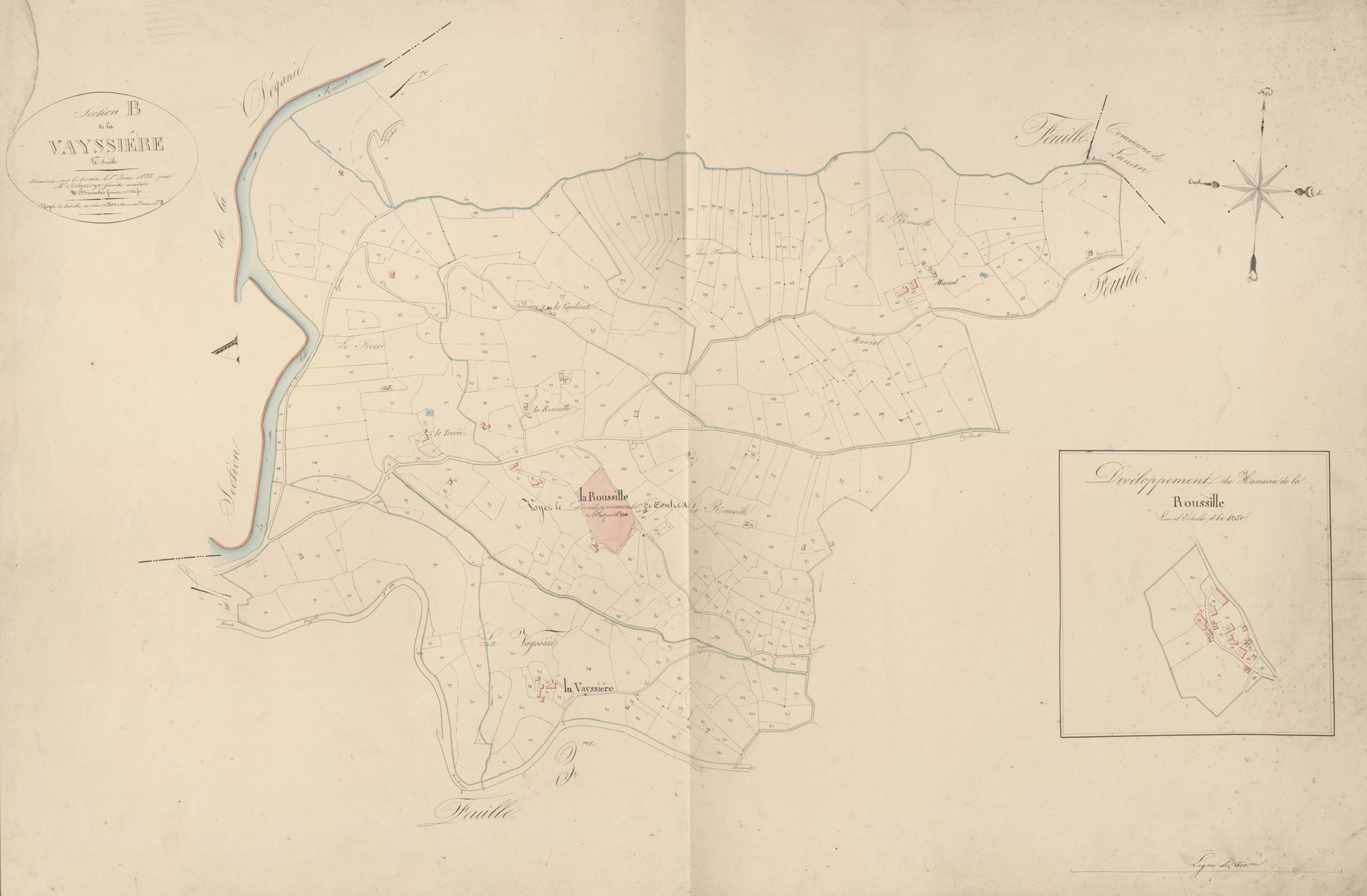 section B de la Vayssière, 2ème feuille