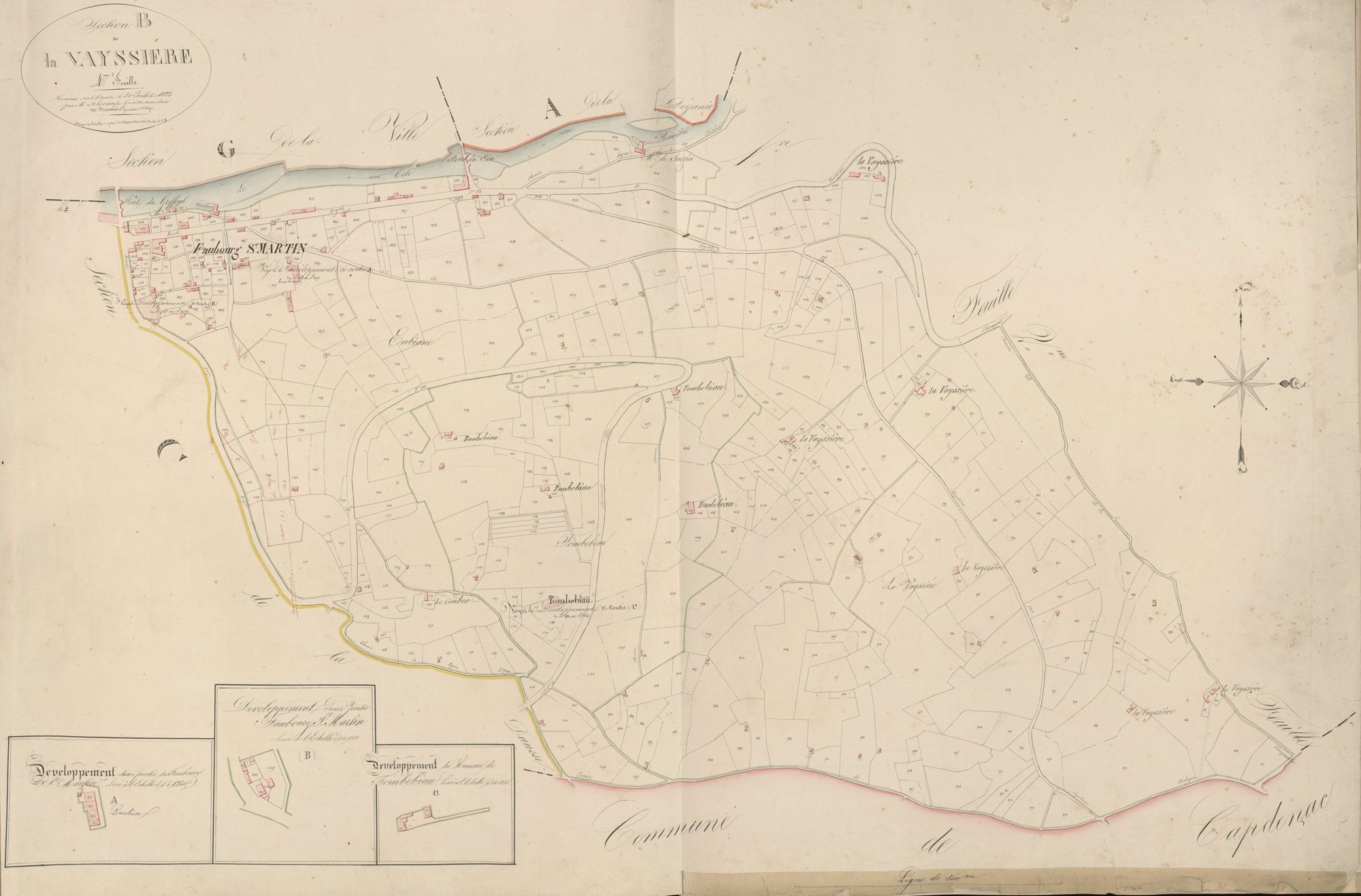 section B de la Vayssière, 4ème feuille