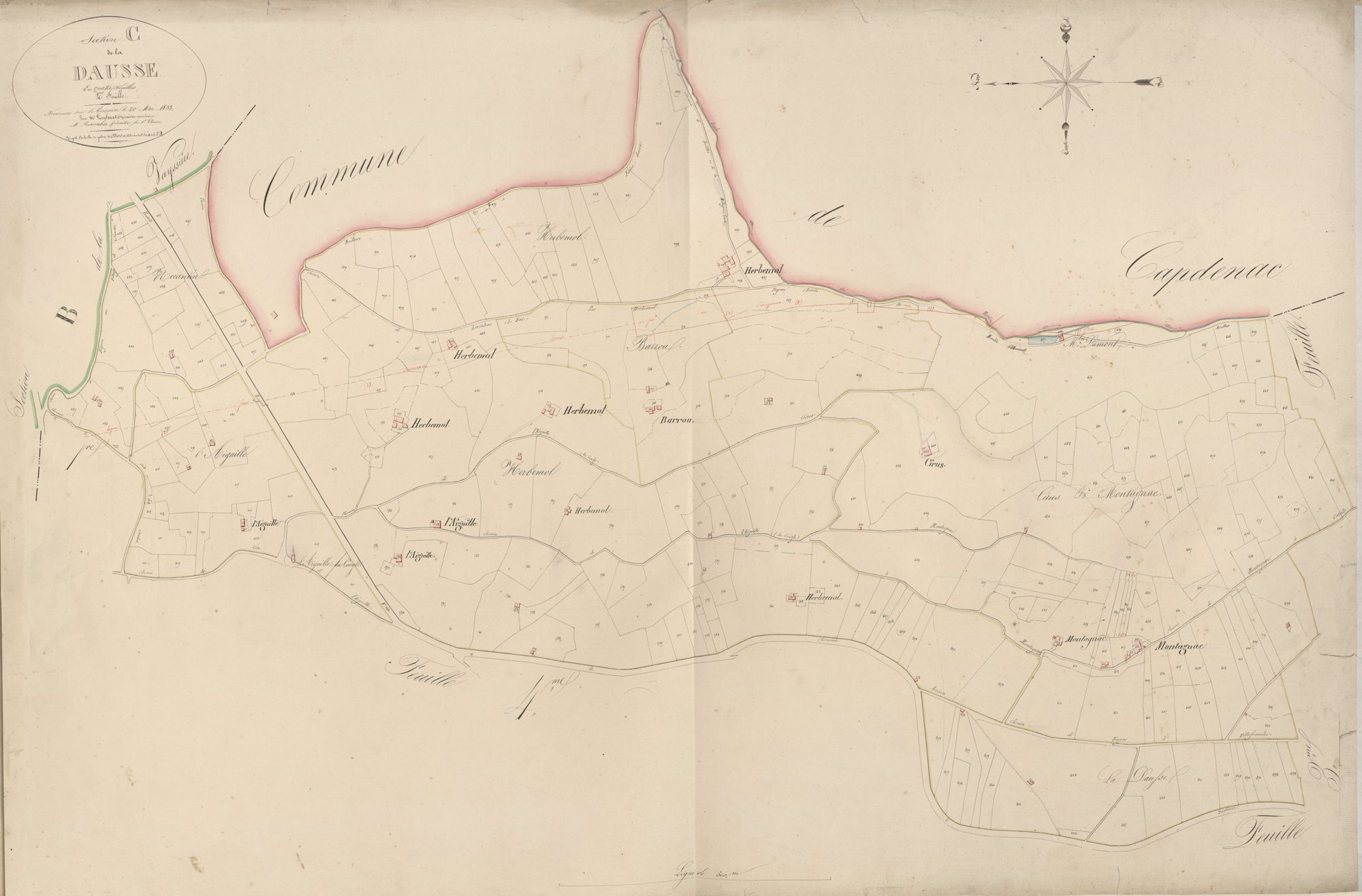 section C de la Dausse, 2ème feuille