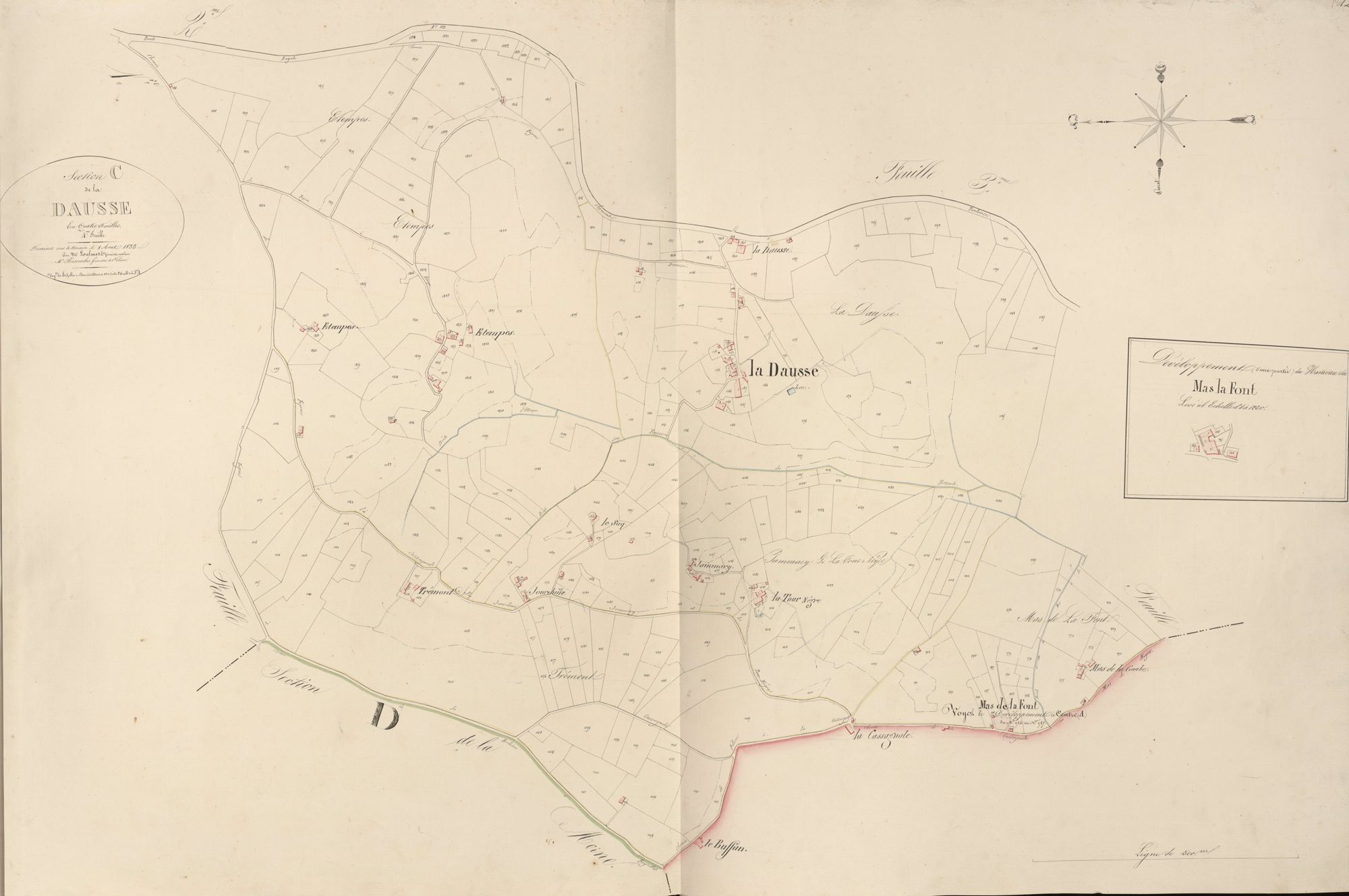 section C de la Dausse, 4ème feuille