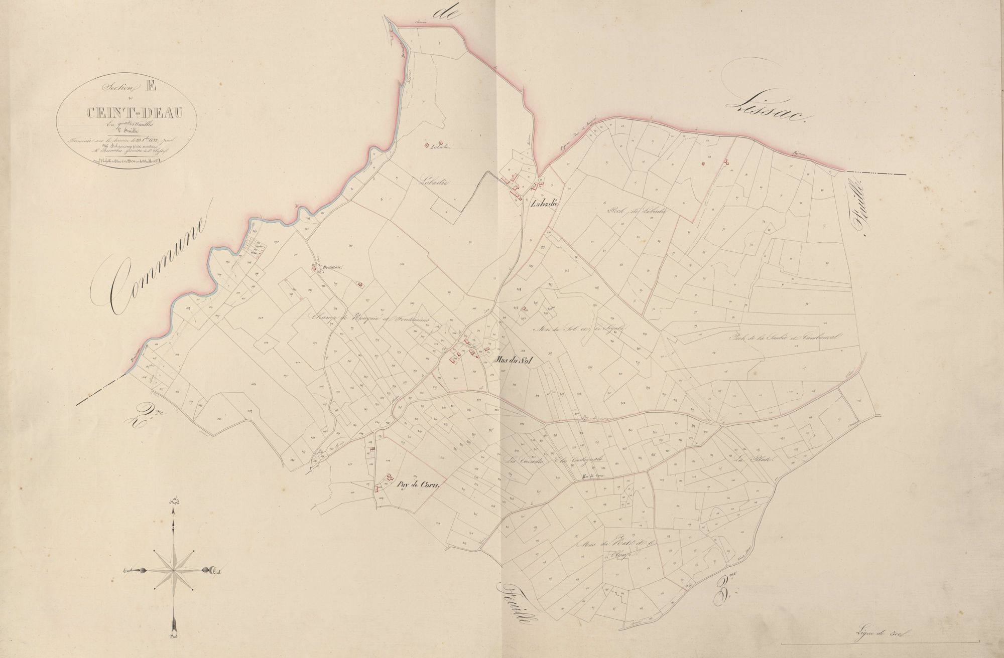 section E de Ceint-Deau, 1ère feuille