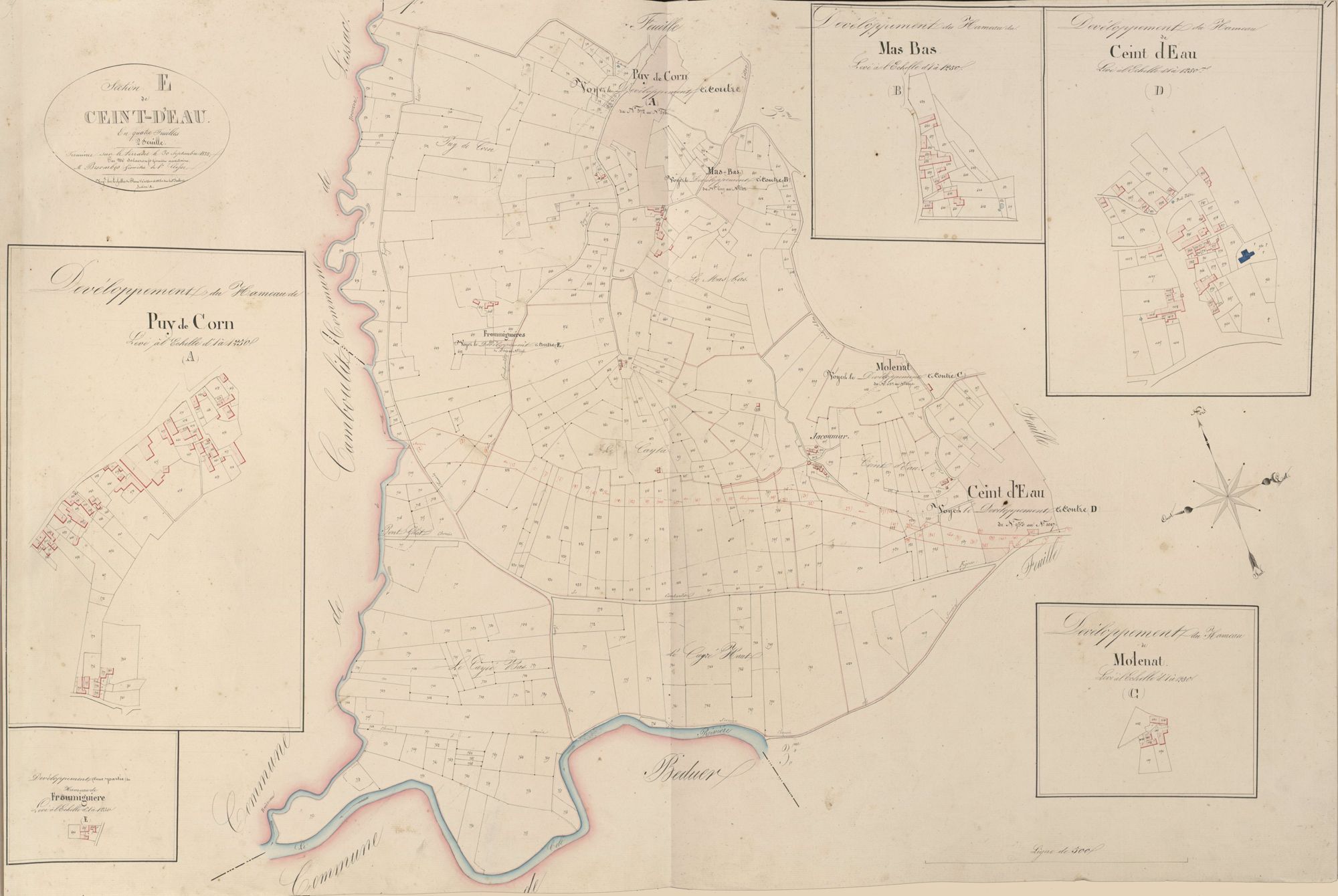 section E de Ceint-Deau, 2ème feuille