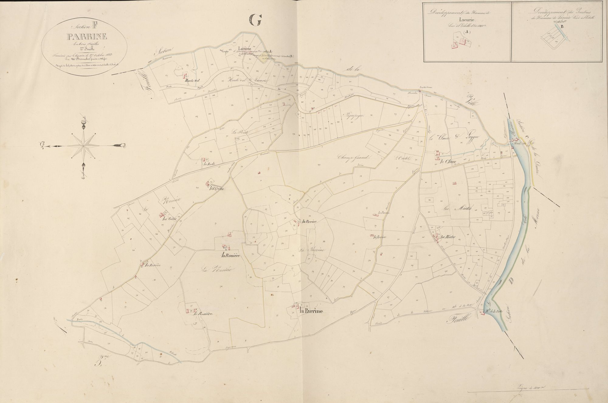 section F de la Parrine, 2ème feuille