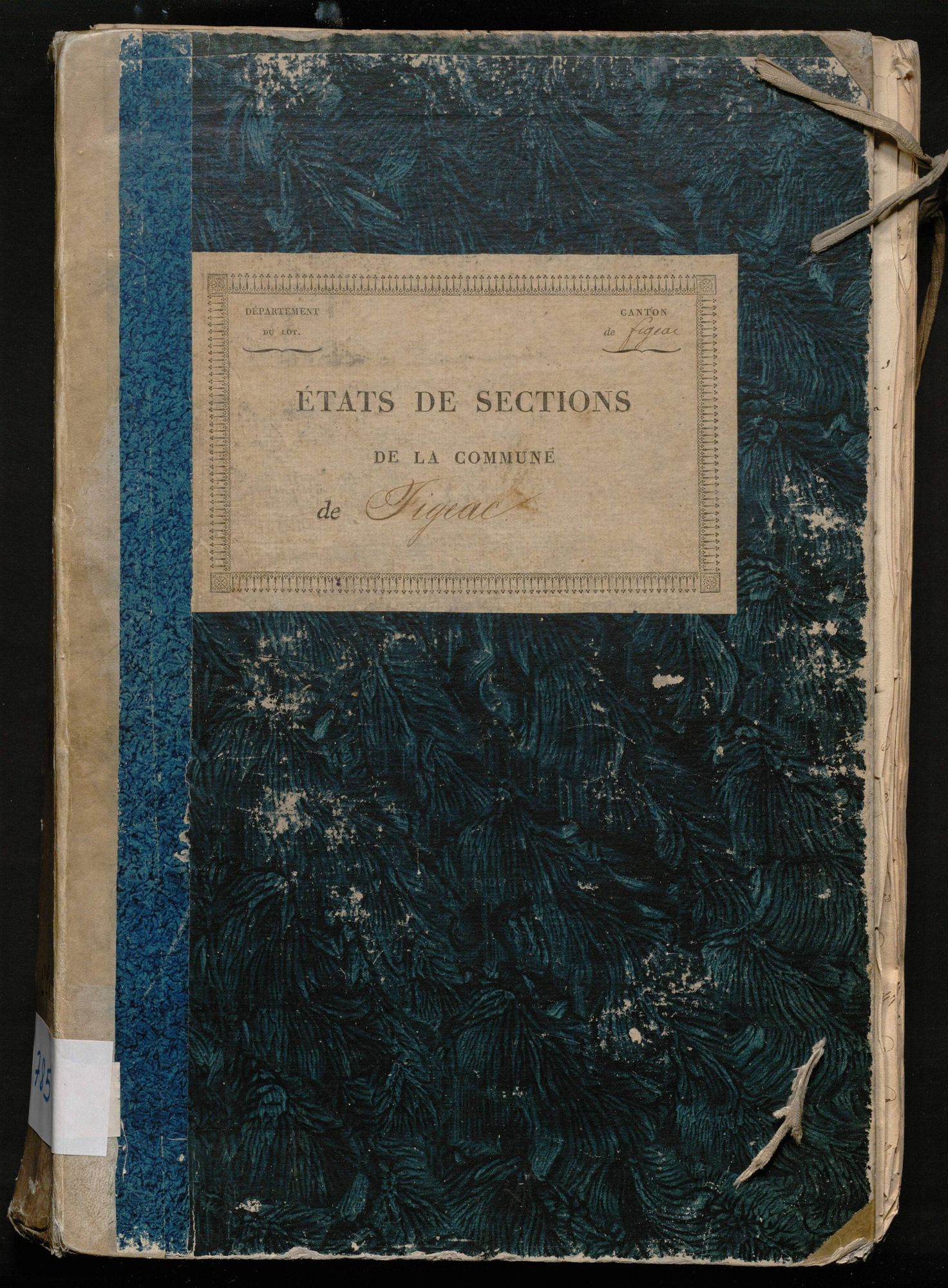 Sections A à G