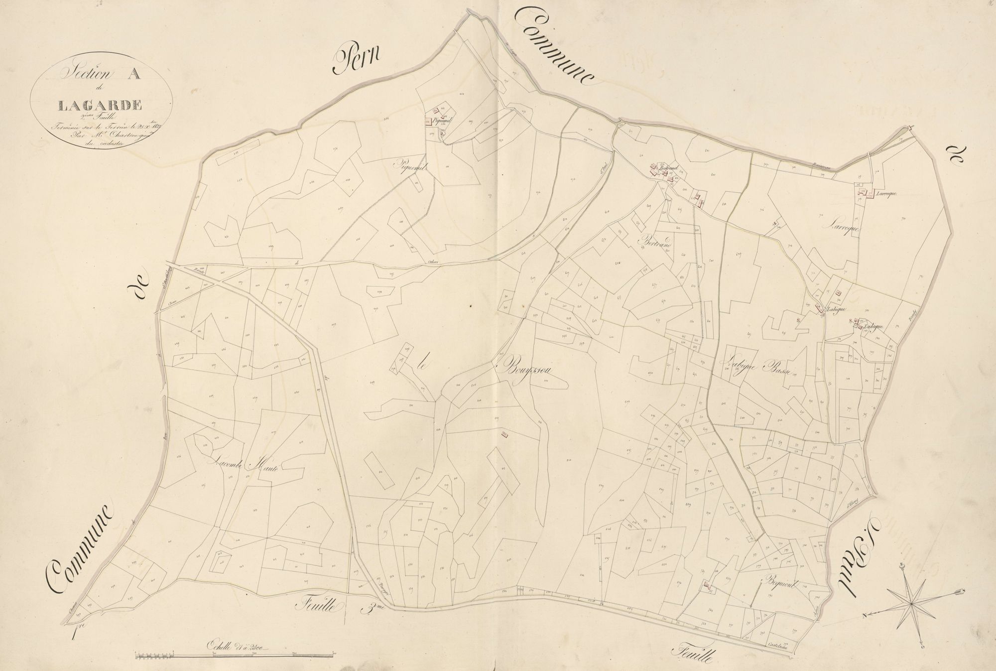section A de Lagarde, 2ème feuille
