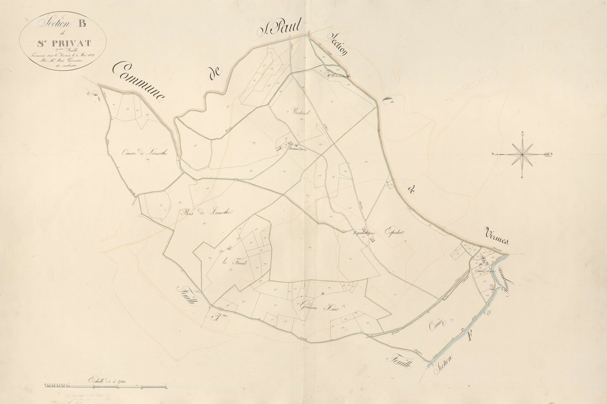 section B de Saint-Privat, 2ème feuille