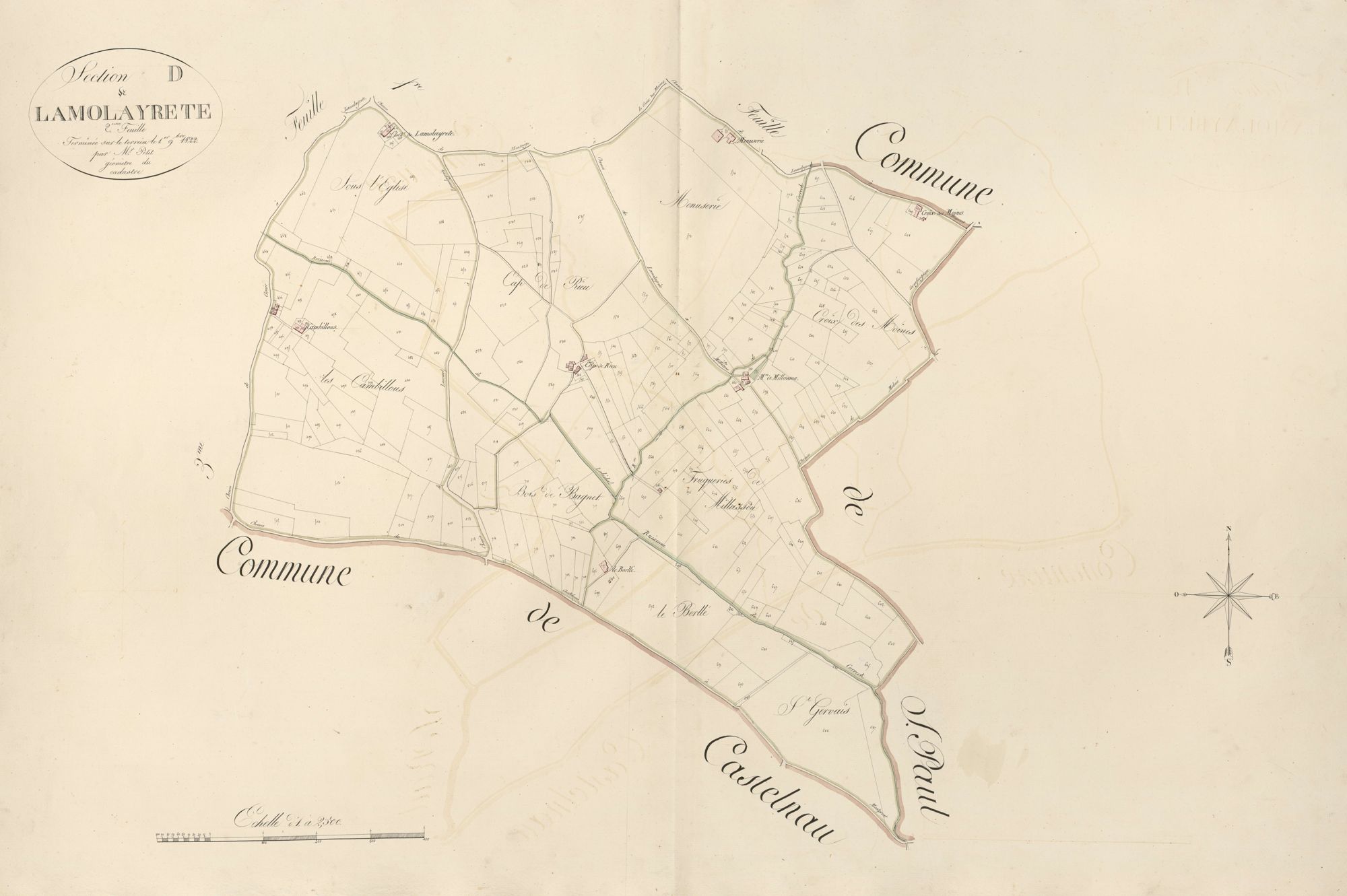 section D de Lamolayrette, 2ème feuille