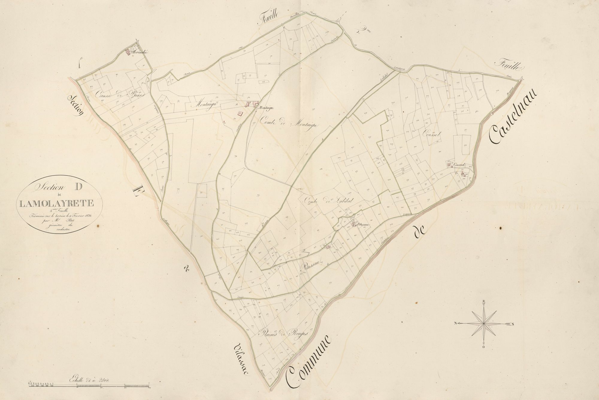 section D de Lamolayrette, 3ème feuille