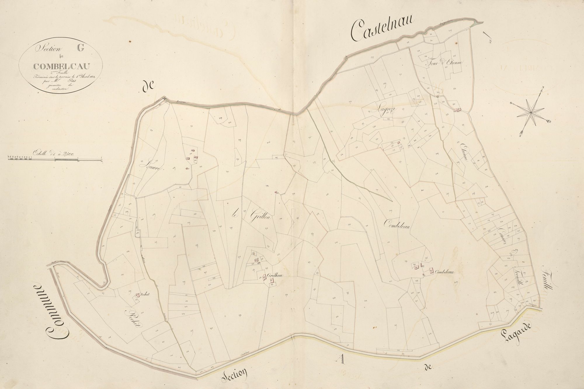 section G de Combelcau, 2ème feuille