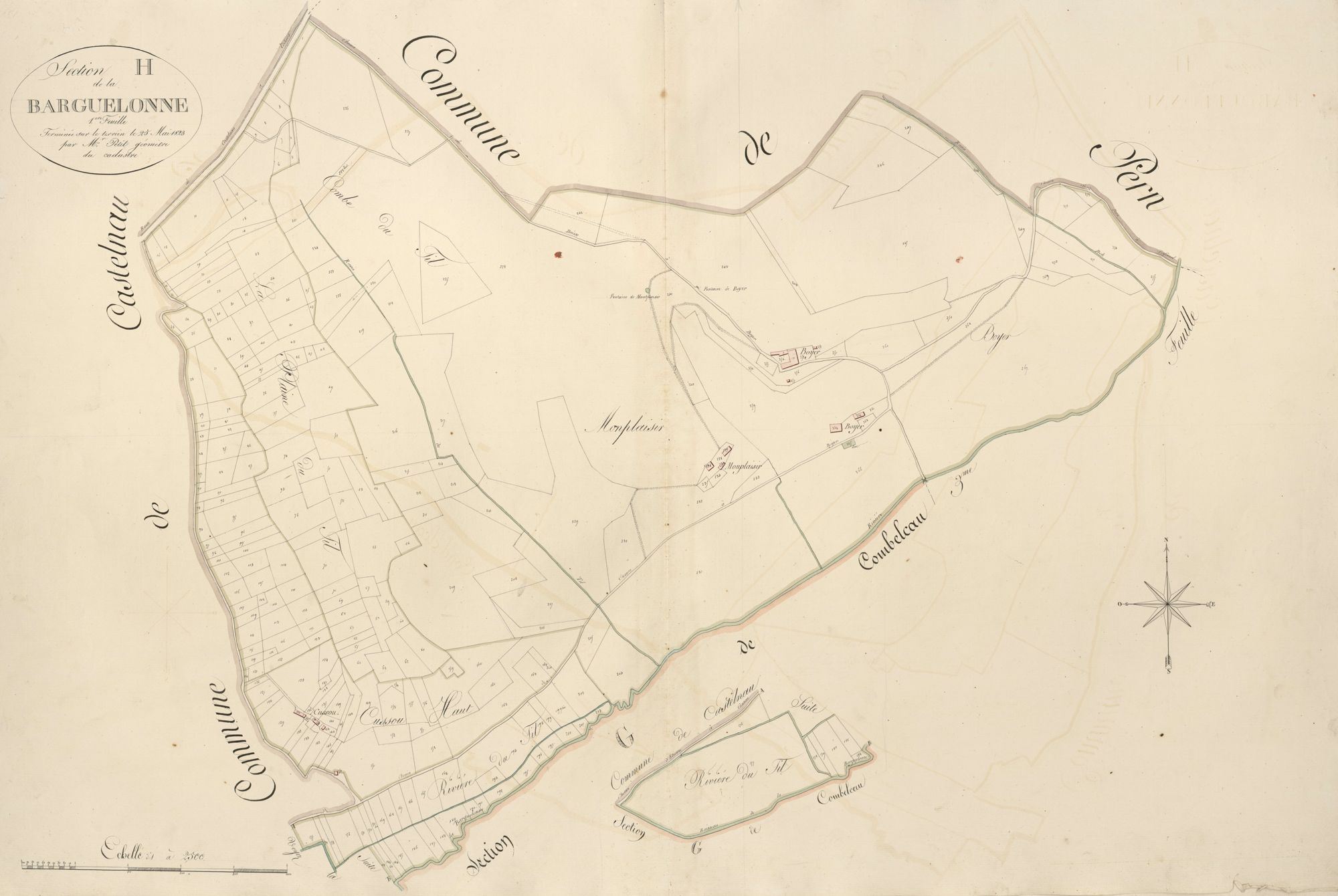 section H de la Barguelonne, 1ère feuille
