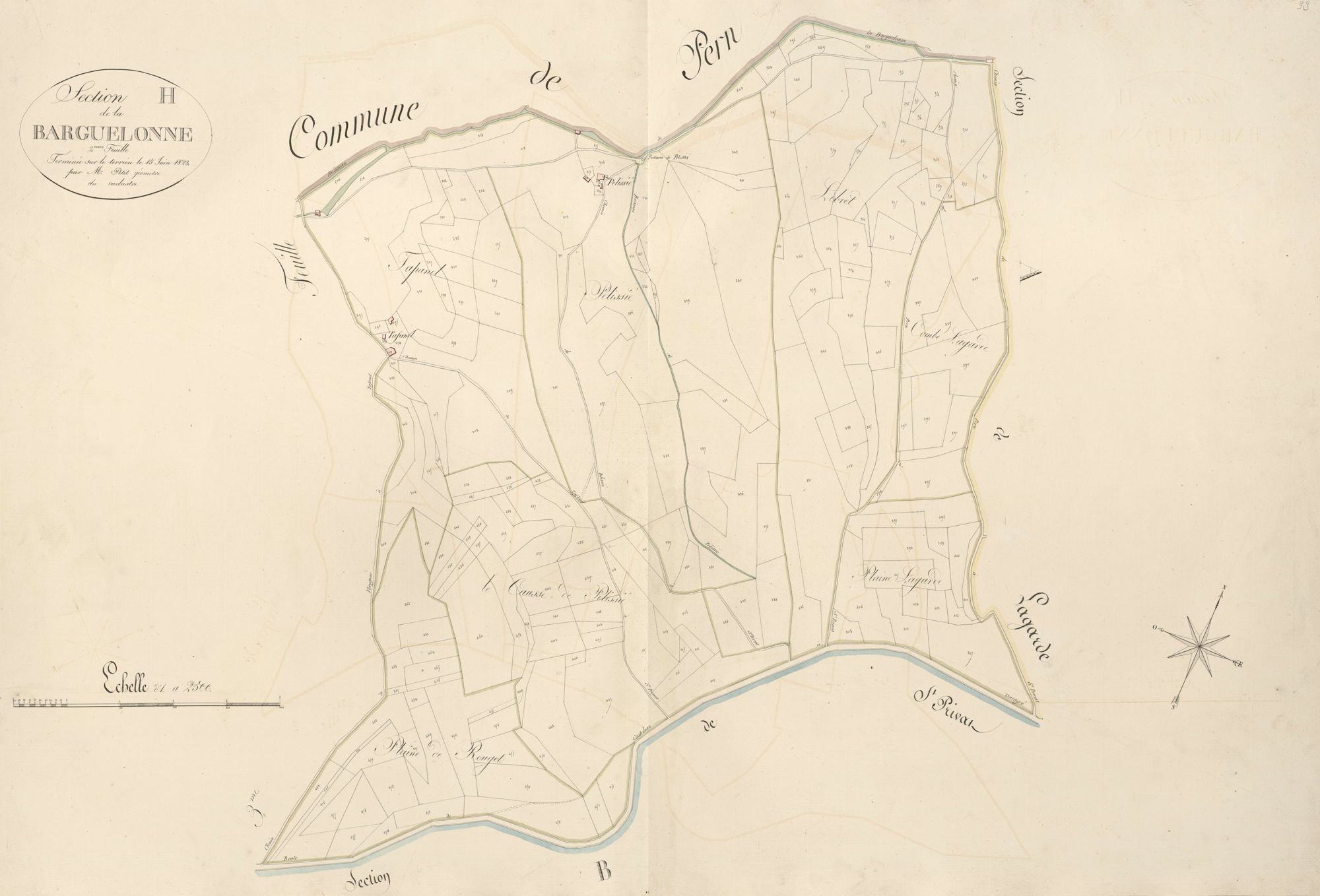 section H de la Barguelonne, 2ème feuille