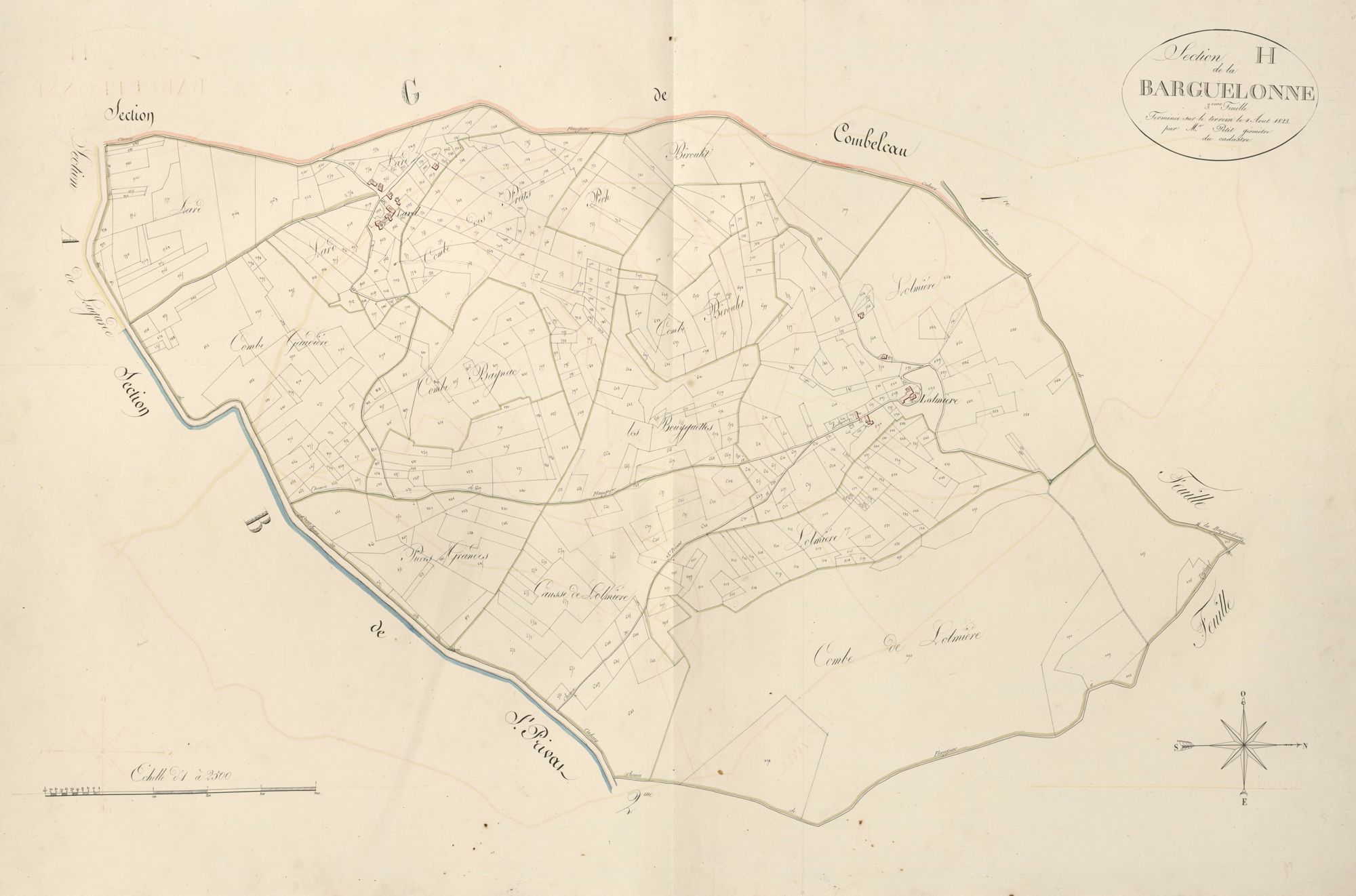 section H de la Barguelonne, 3ème feuille