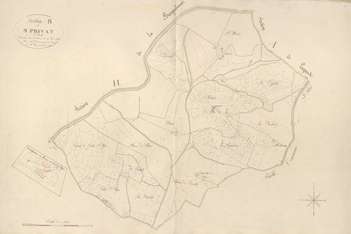 section B de Saint-Privat, 1ère feuille