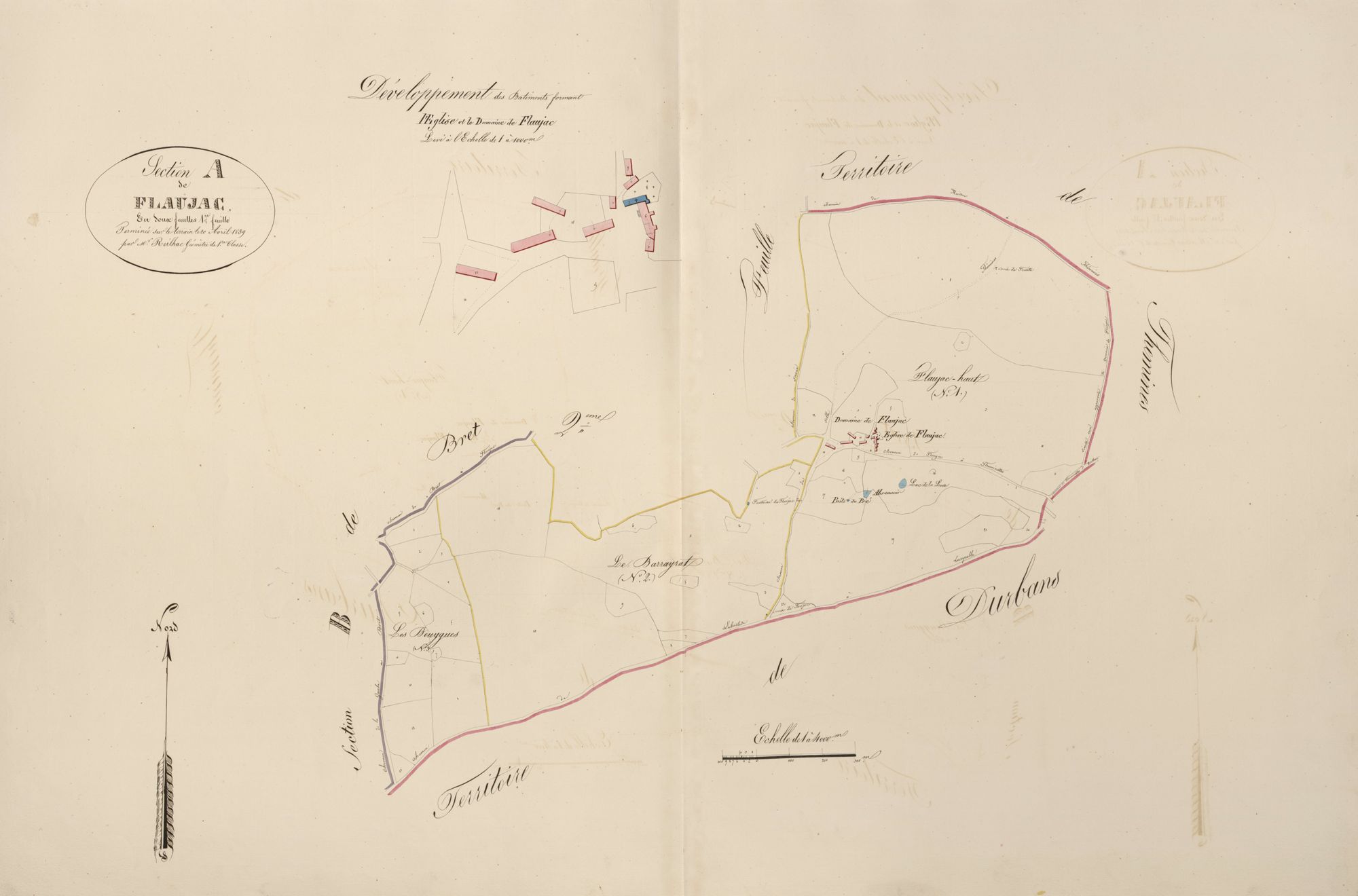 section A de Flaujac, 1ère feuille
