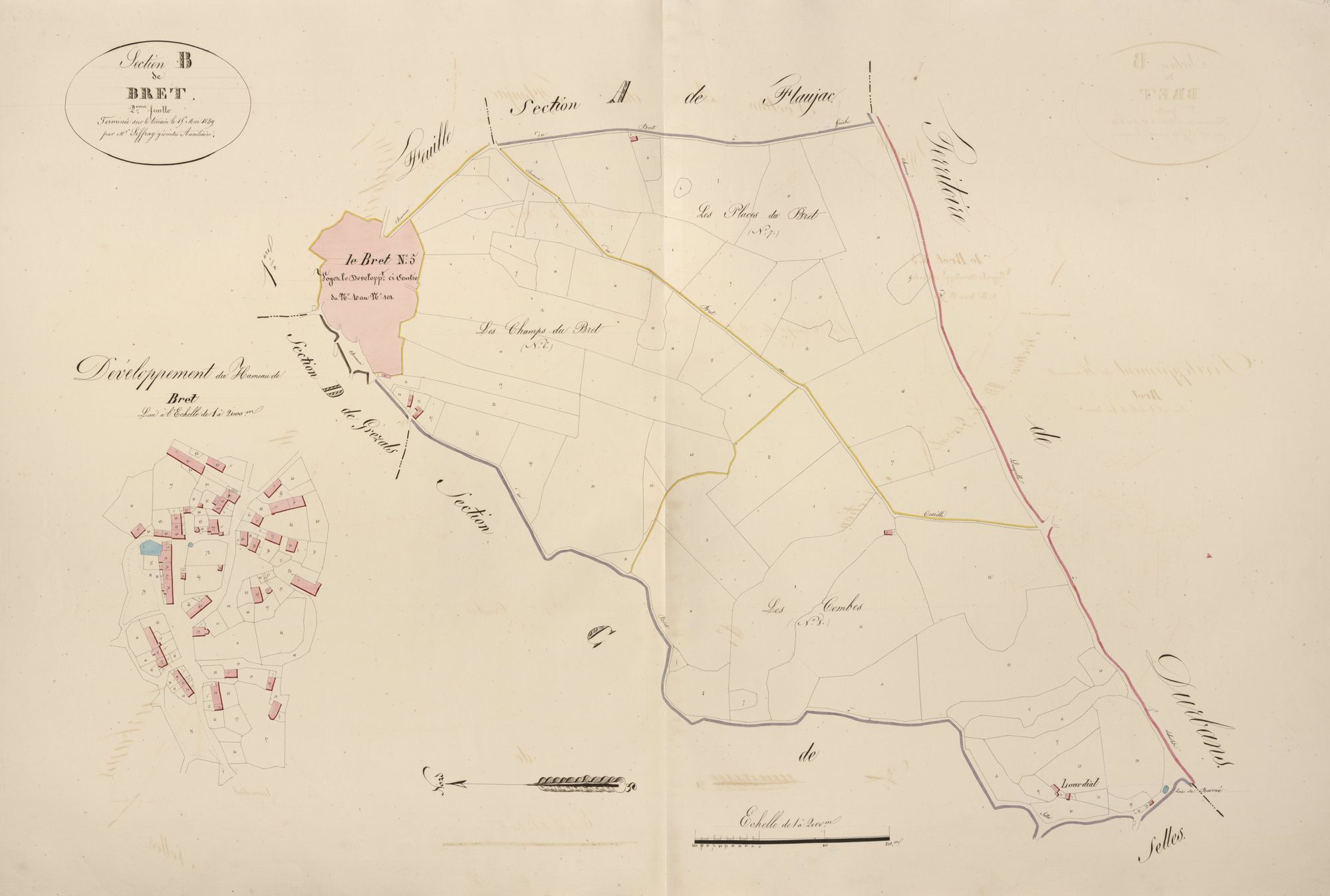 section B de Bret, 2ème feuille