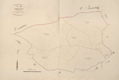 section D de Grézals, 1ère feuille