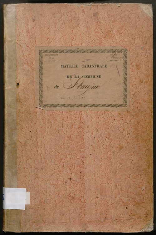 Folios 1-240. Augmentations et diminutions (1843-1914)