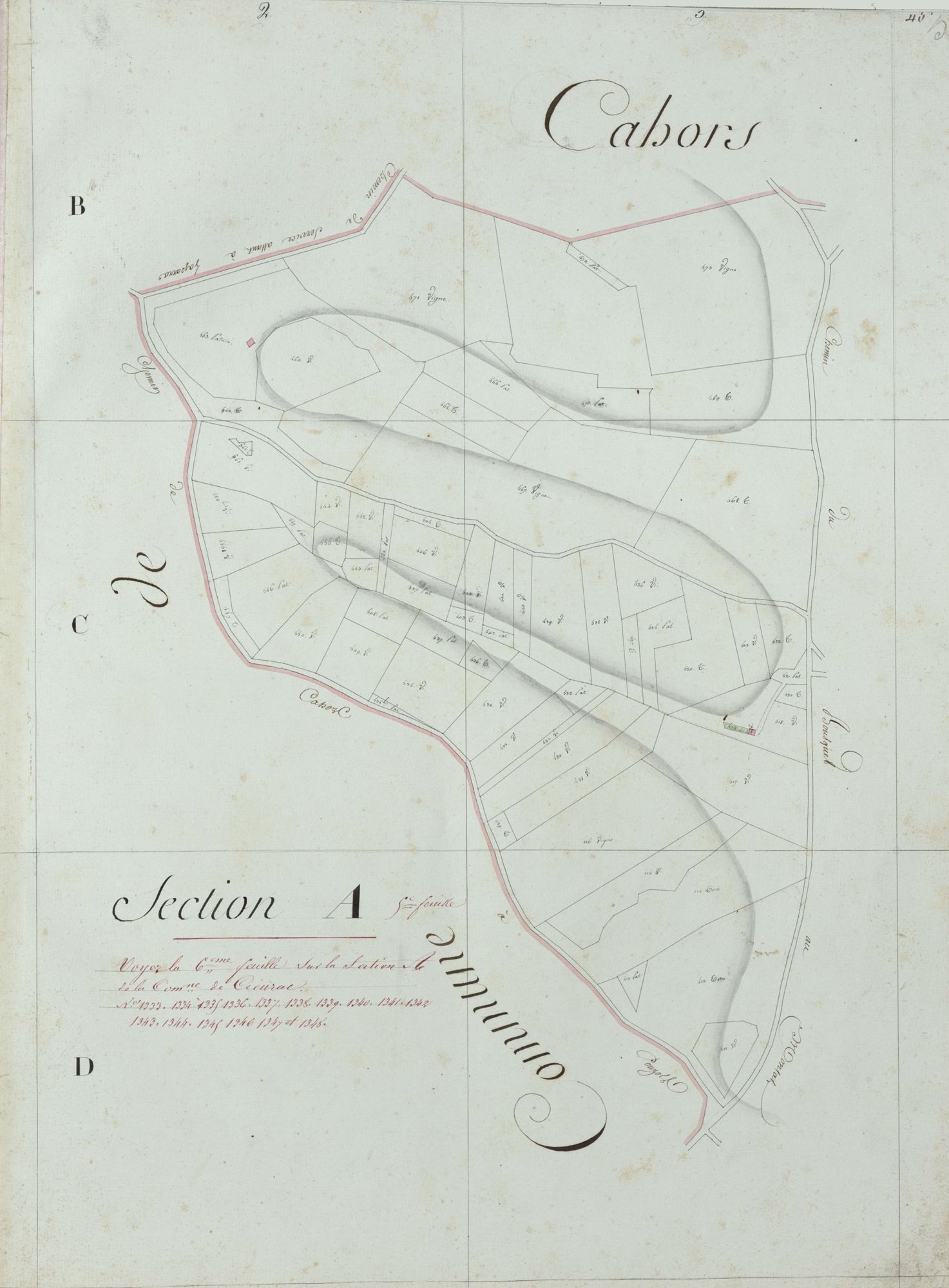 section A de Vayrol, 5ème feuille