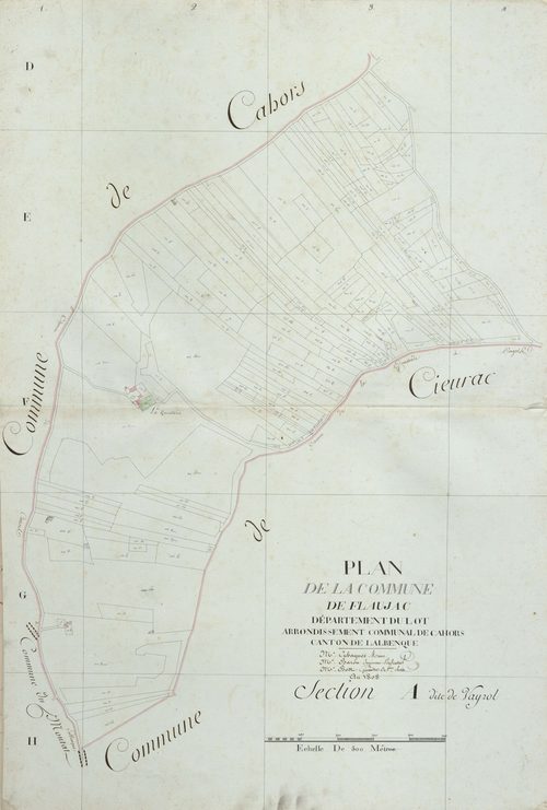 section A de Vayrol, 1ère feuille