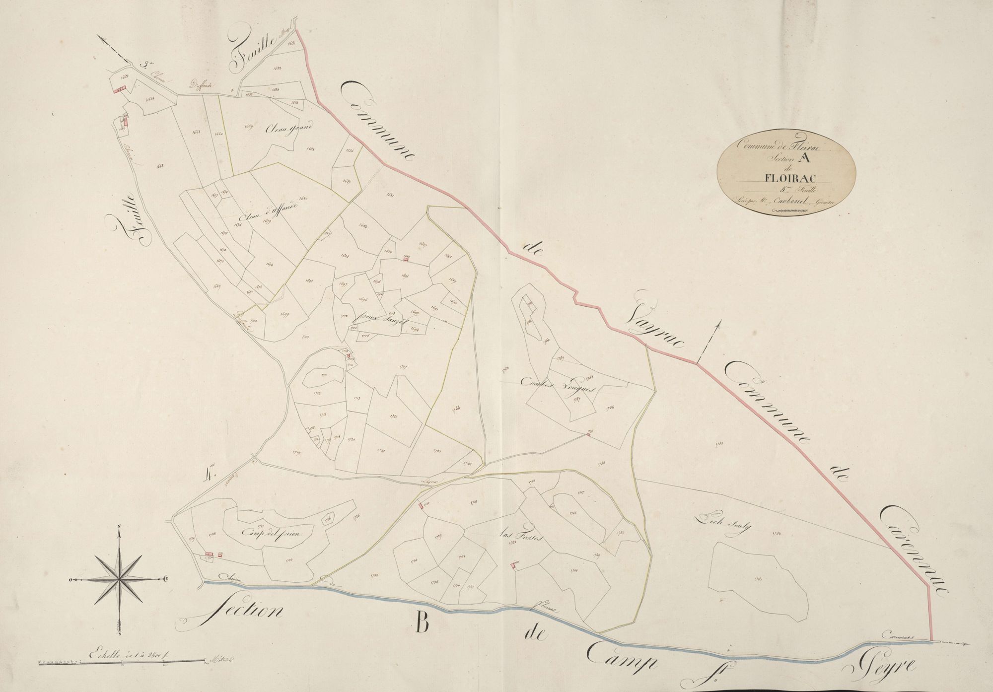 section A de Floirac, 5ème feuille