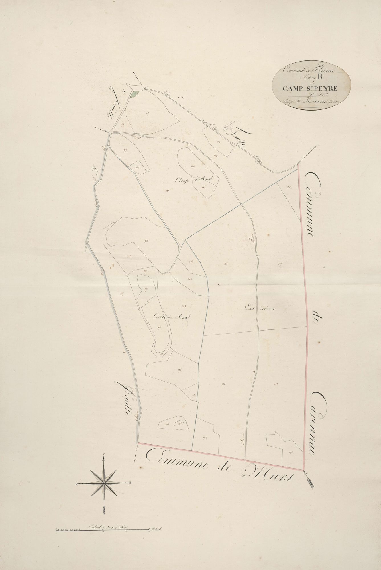 section B de Camp Saint Peyre, 3ème feuille